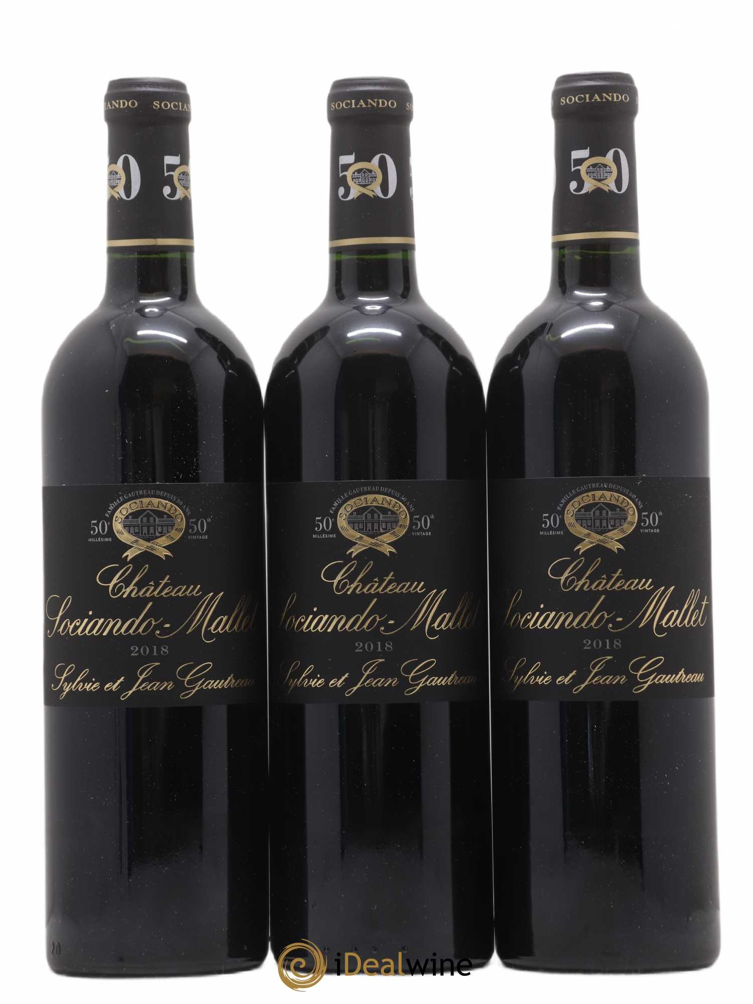 Château Sociando Mallet 2018 - Lot de 6 bouteilles - 2