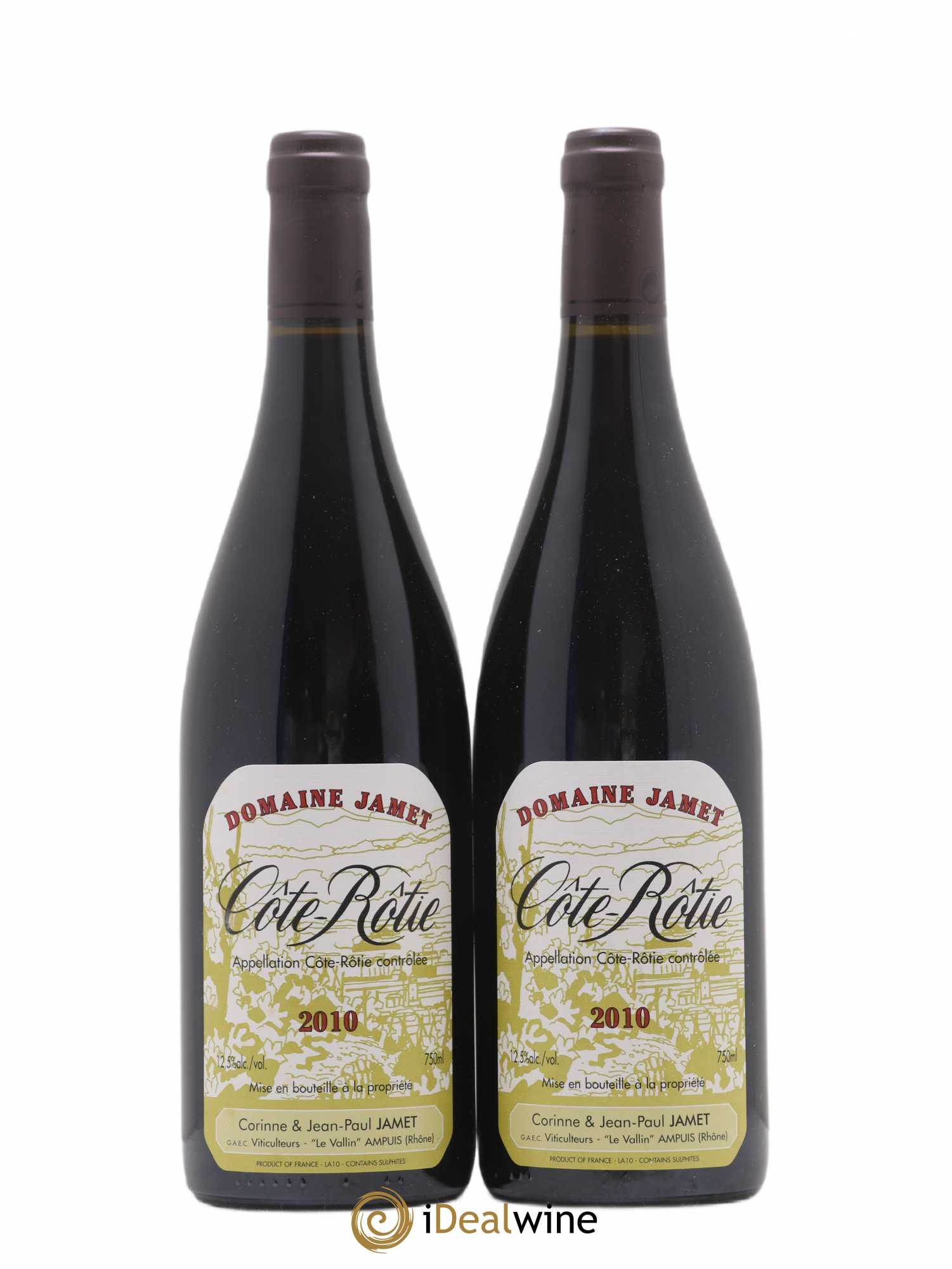 Côte-Rôtie Jamet (Domaine) 2010 - Lot de 2 bouteilles - 0