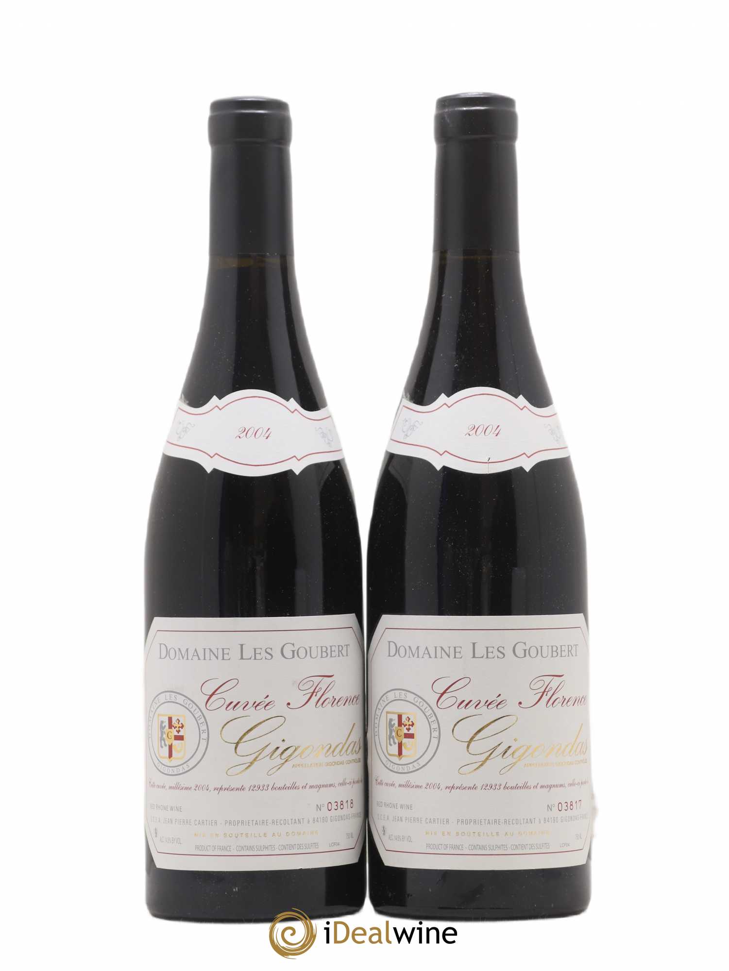 Gigondas Cuvée Florence Les Goubert (Domaine) 2004 - Lot de 2 bouteilles - 0