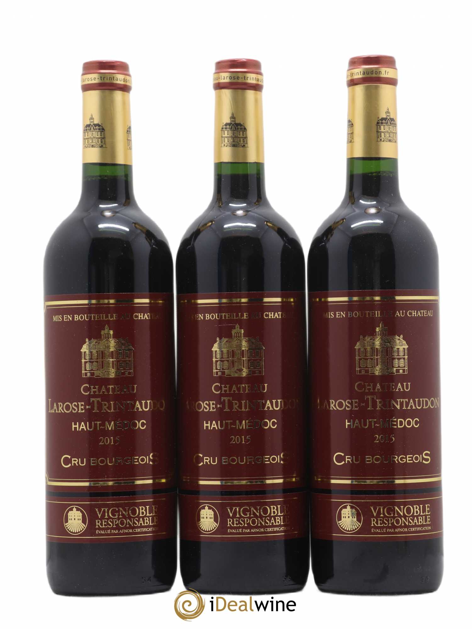 Château Larose Trintaudon Cru Bourgeois 2015 - Lot de 3 bouteilles - 0