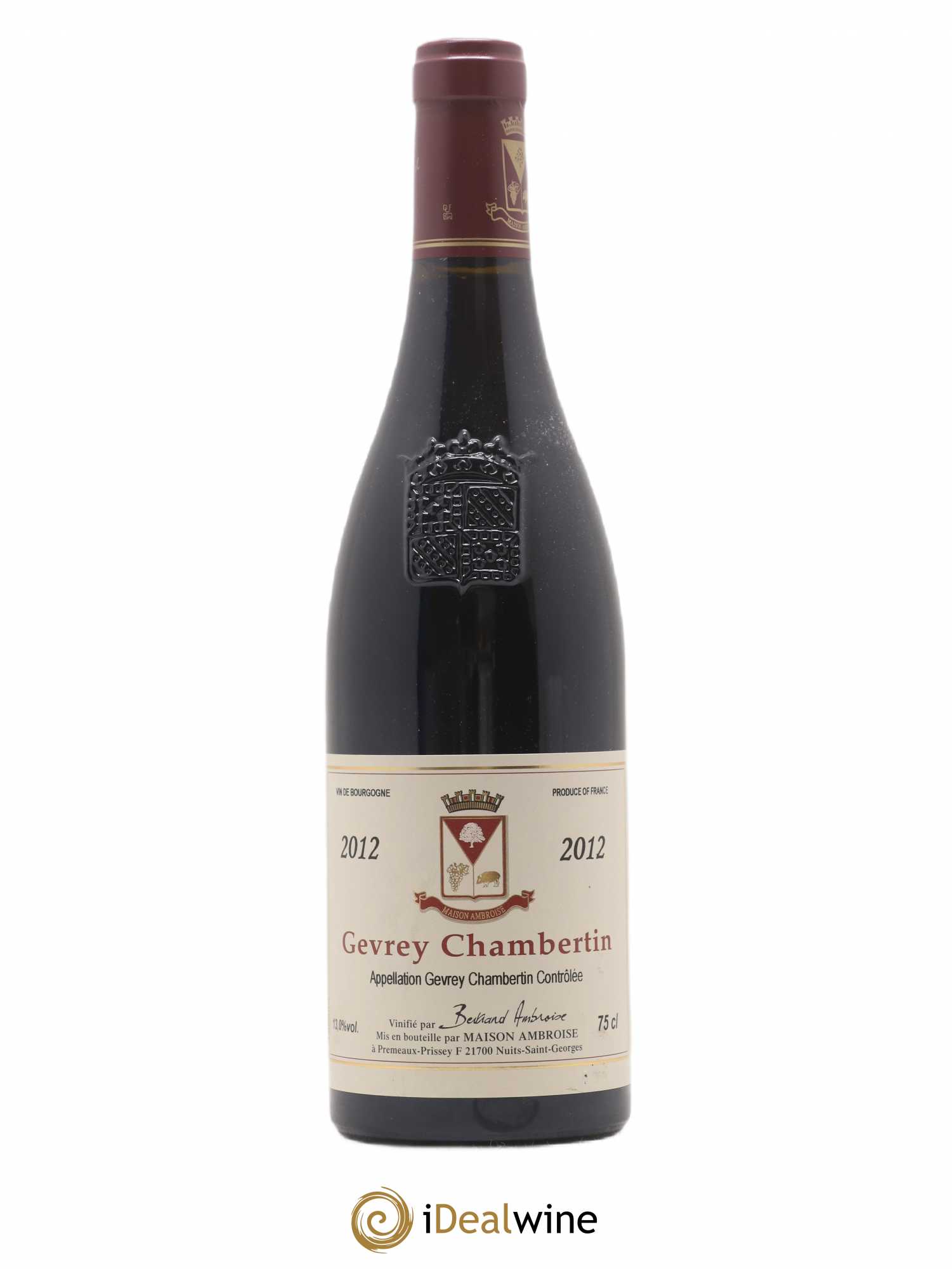 Gevrey-Chambertin Bertrand Ambroise 2012 - Lot de 1 bouteille - 0