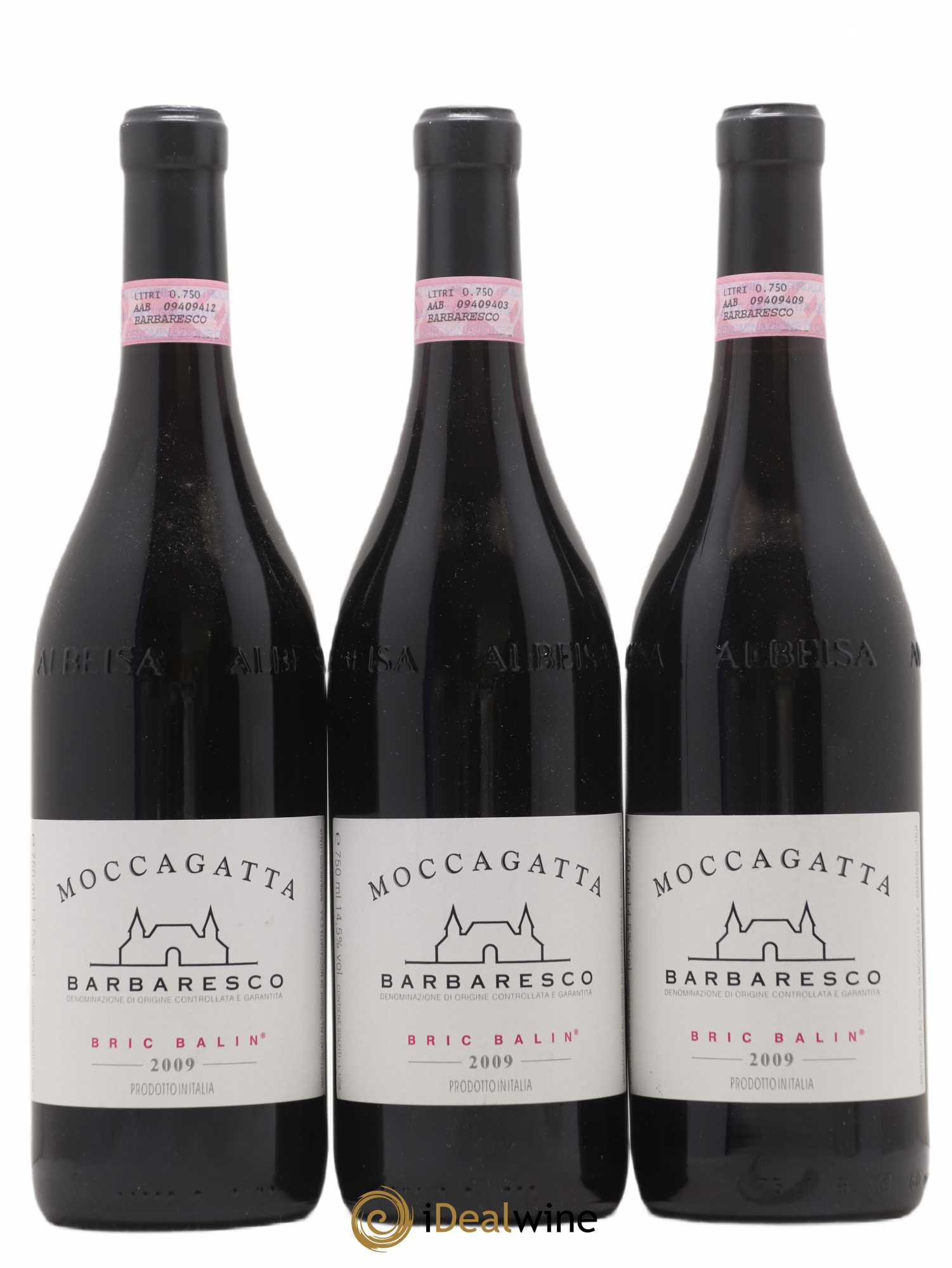 Barbaresco DOCG Moccagatta Bric Balin 2009 - Posten von 3 Flaschen - 0