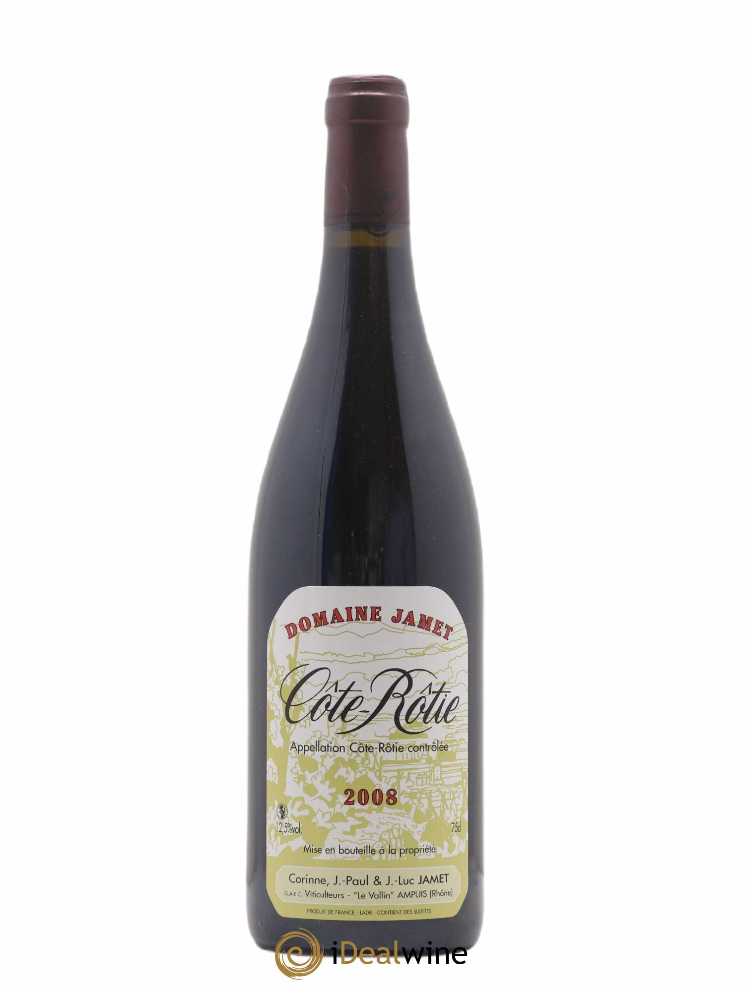 Côte-Rôtie Jamet (Domaine) 2008 - Lot de 1 bouteille - 0