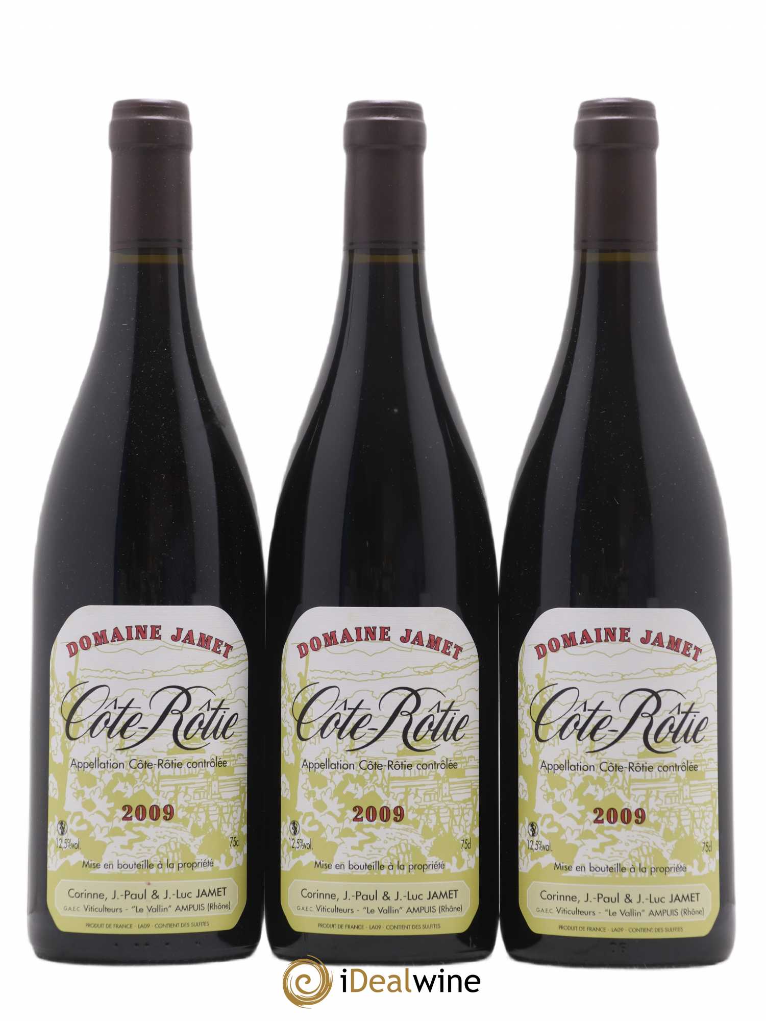 Côte-Rôtie Jamet (Domaine) 2009 - Lot de 3 bouteilles - 0