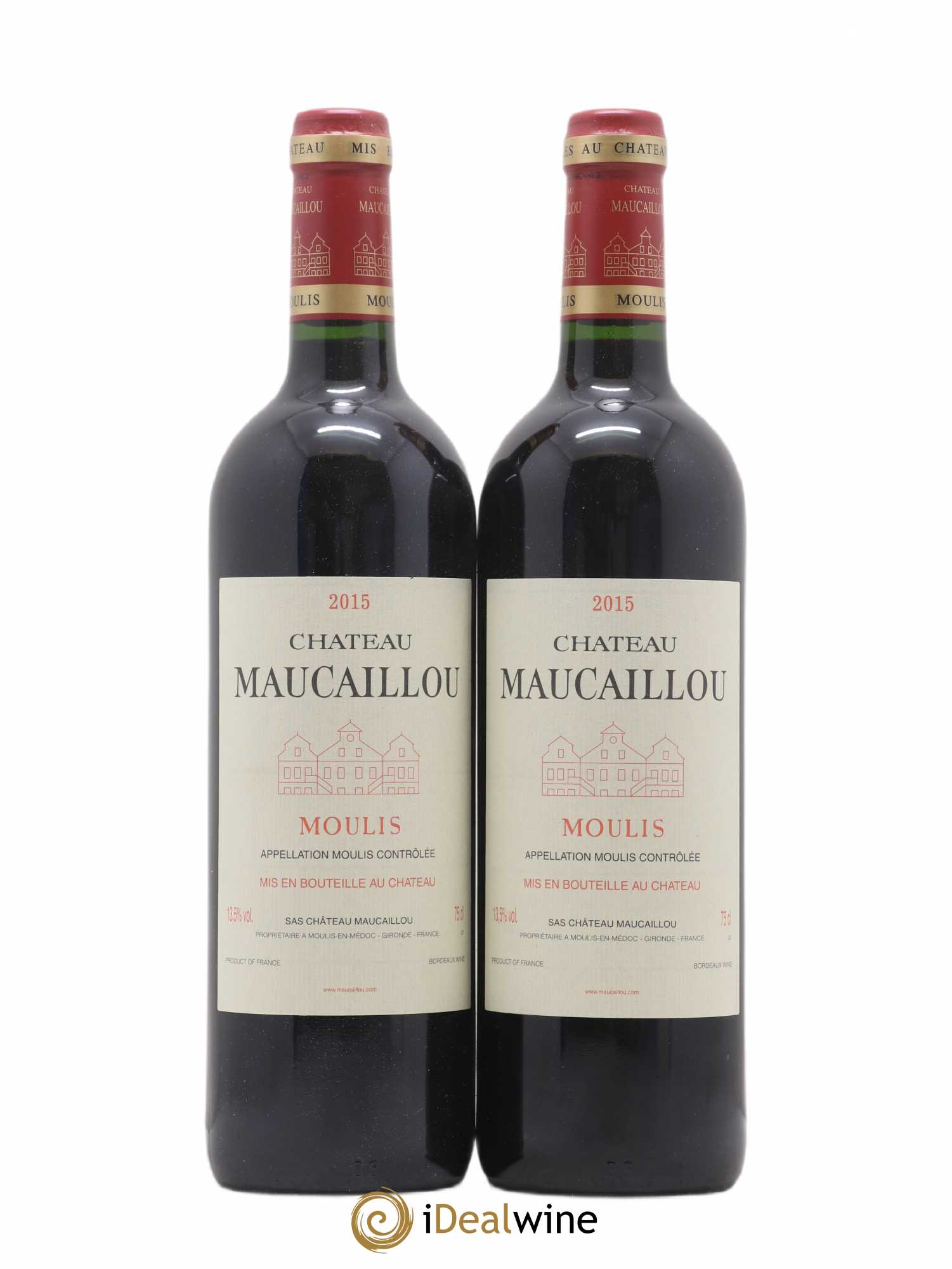 Château Maucaillou 2015 - Lot de 2 bouteilles - 0