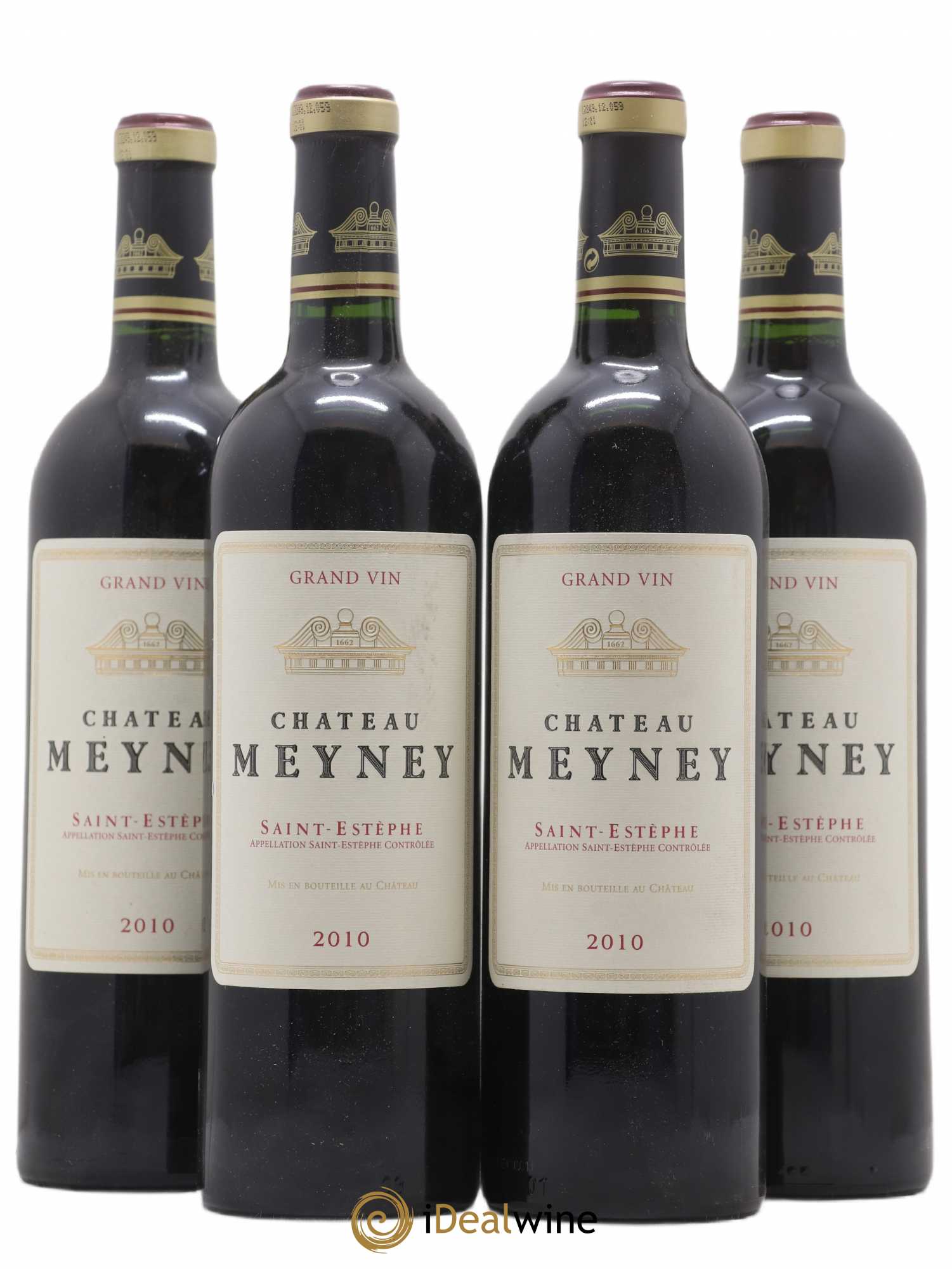 Château Meyney 2010 - Lot de 4 bouteilles - 0