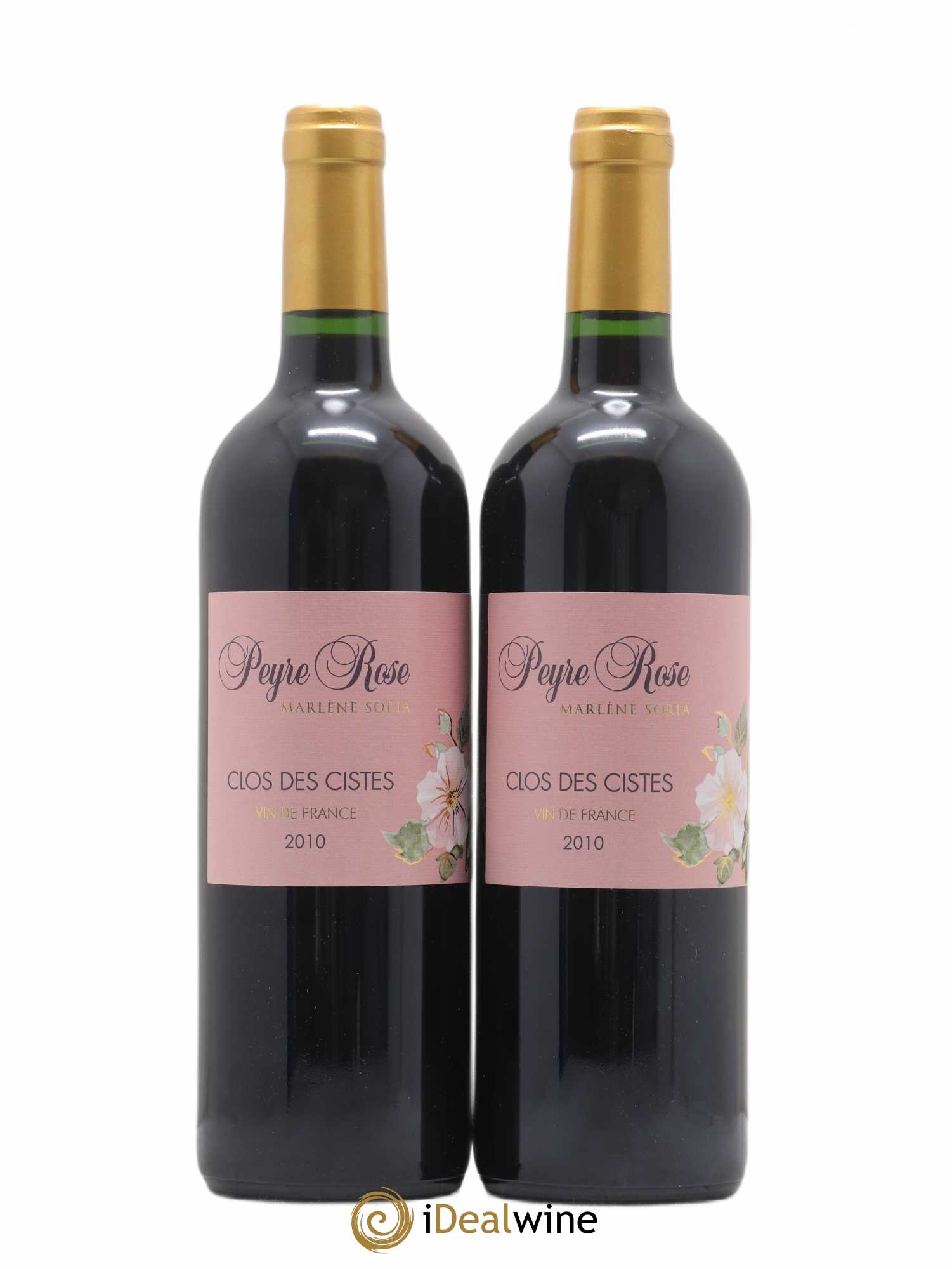 Vin de France (anciennement Coteaux du Languedoc) Domaine Peyre Rose Les Cistes Marlène Soria 2010 - Lot de 2 bouteilles - 0