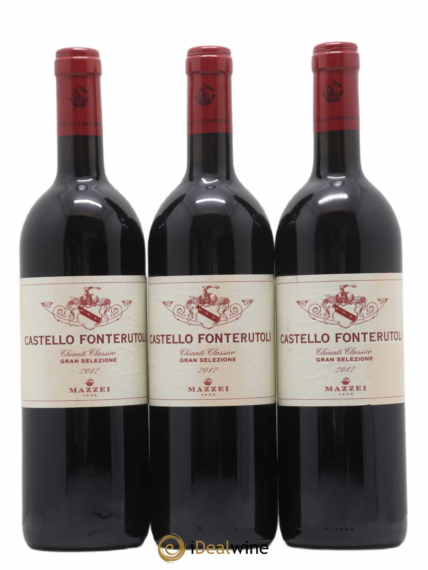 Chianti Classico DOCG Castello Fonterutoli Gran Selezione 2012 - Posten von 3 Flaschen - 0