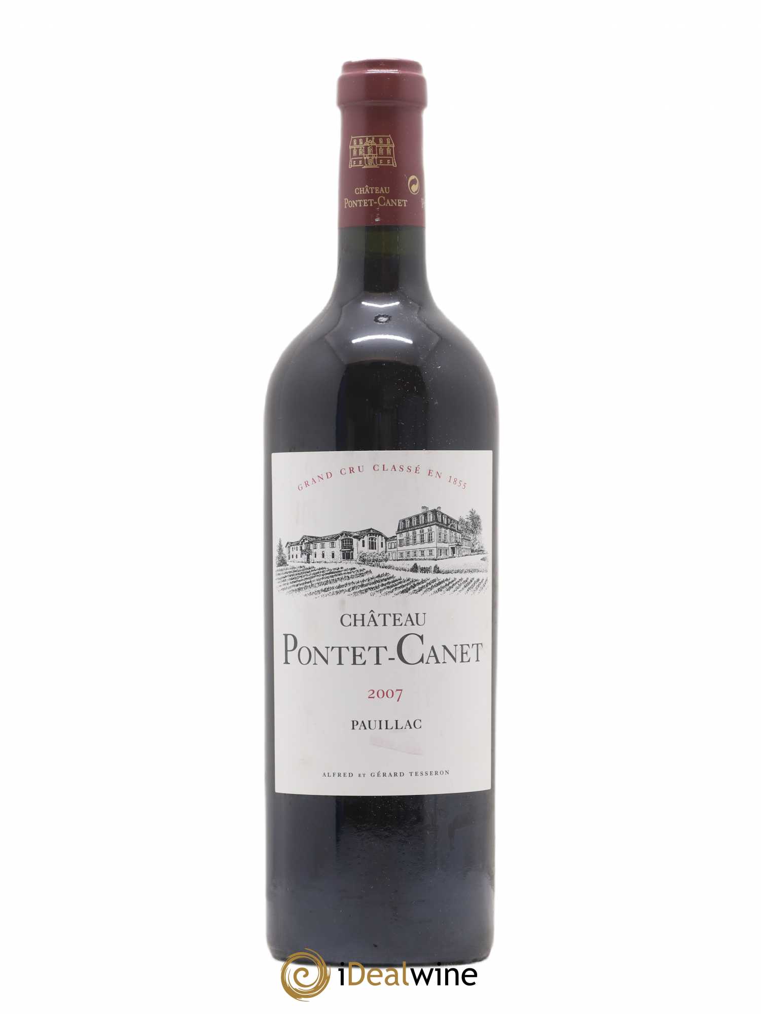 Château Pontet Canet 5ème Grand Cru Classé 2007 - Lot de 1 bouteille - 0