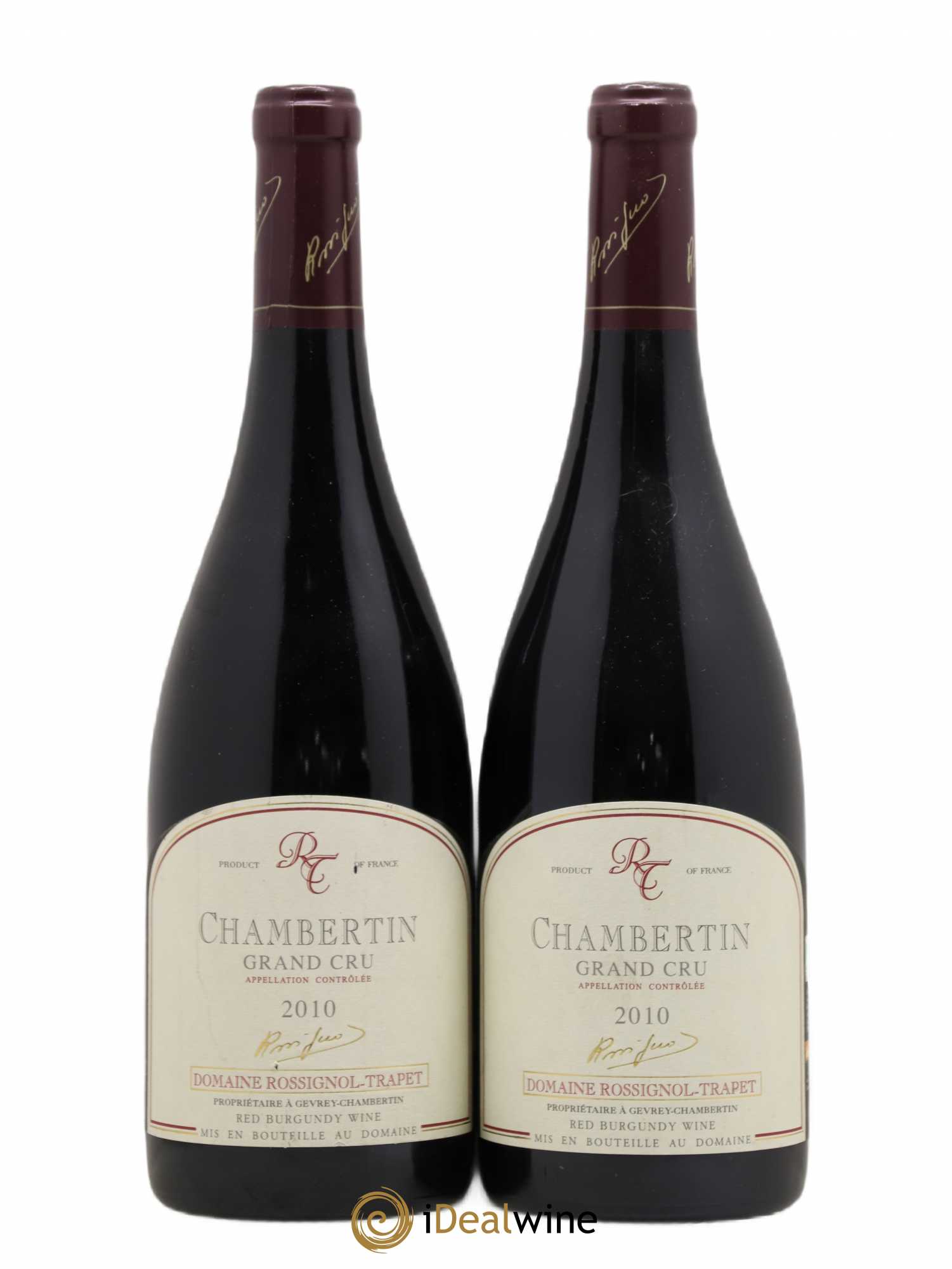 Chambertin Grand Cru Rossignol-Trapet (Domaine) 2010 - Lot de 2 bouteilles - 0