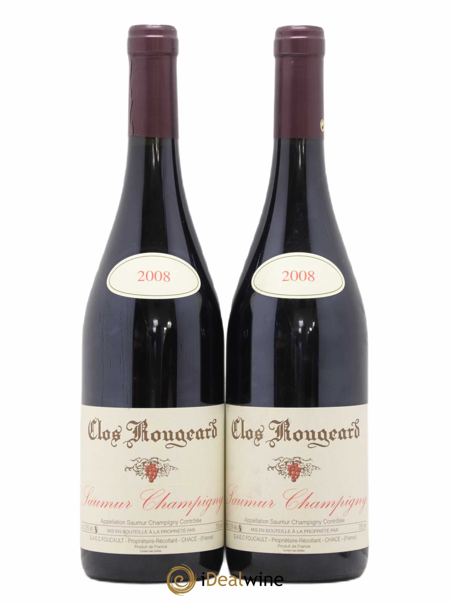 Saumur-Champigny Clos Rougeard 2008 - Lot de 2 bouteilles - 0