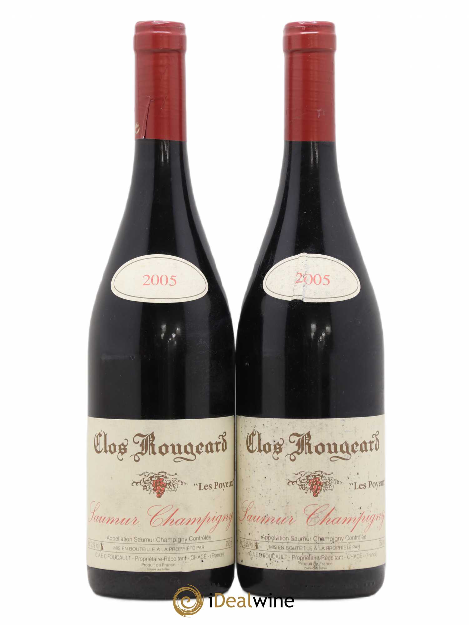 Saumur-Champigny Les Poyeux Clos Rougeard 2005 - Lot de 2 bouteilles - 0