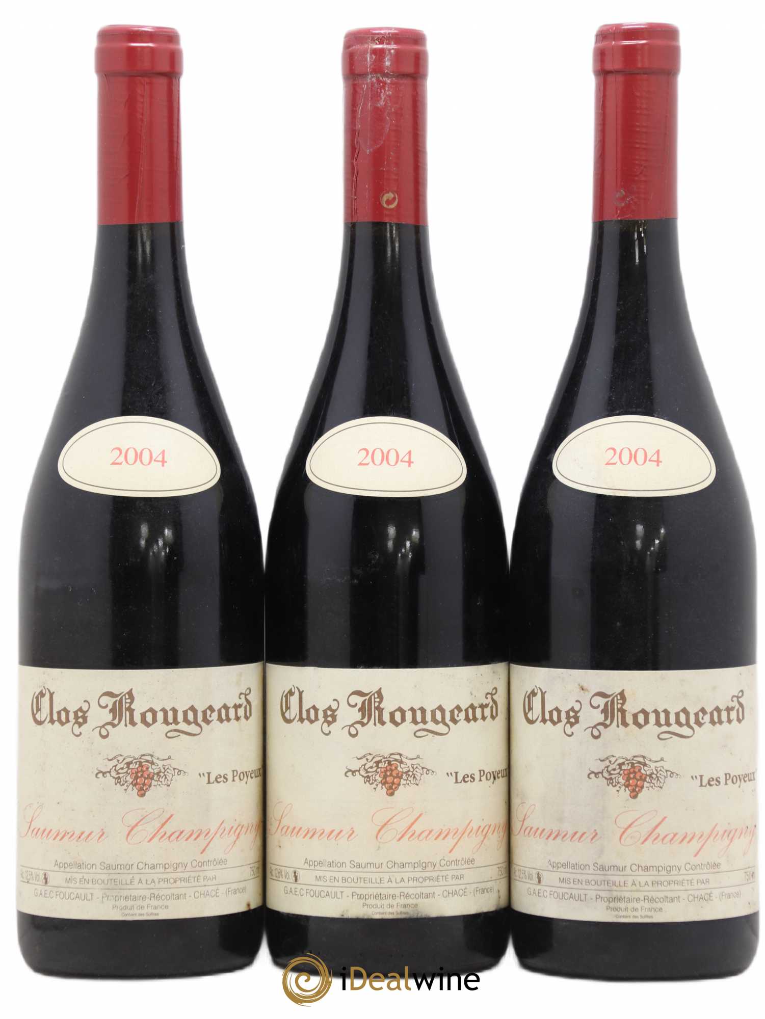 Saumur-Champigny Les Poyeux Clos Rougeard 2004 - Lot de 3 bouteilles - 0