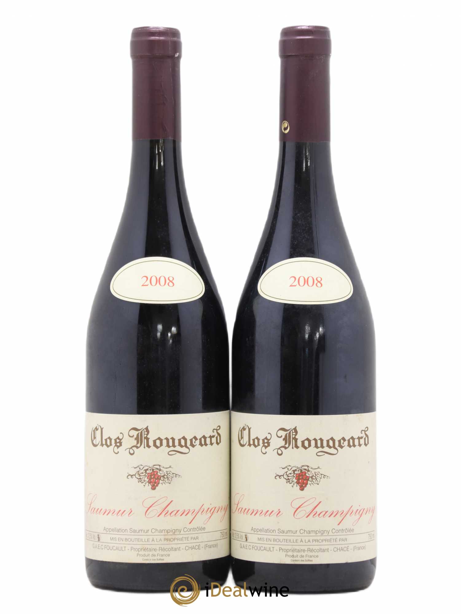 Saumur-Champigny Clos Rougeard 2008 - Lot of 2 bottles - 0