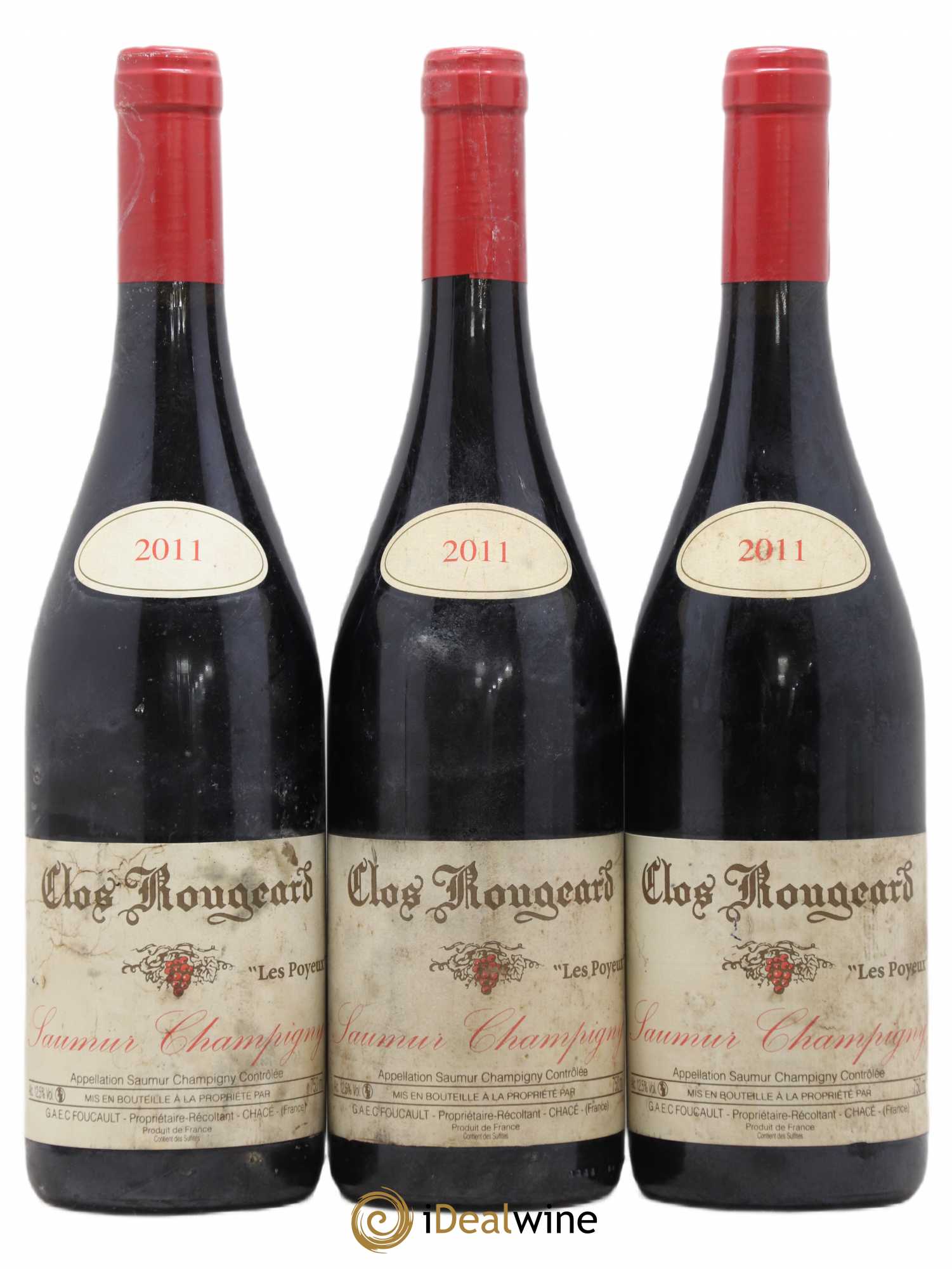 Saumur-Champigny Les Poyeux Clos Rougeard 2011 - Lot de 3 bouteilles - 0
