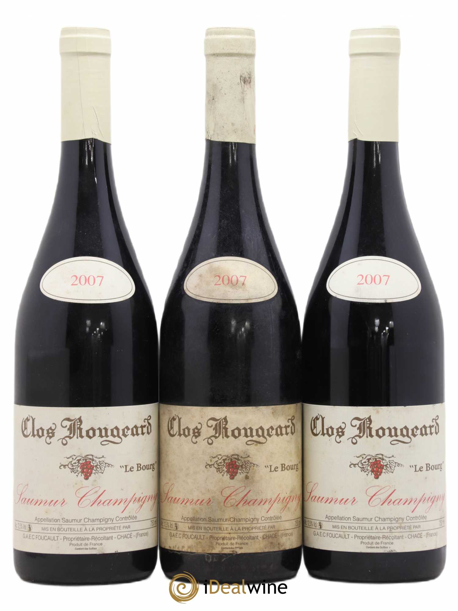 Saumur-Champigny Le Bourg Clos Rougeard 2007 - Lot de 3 bouteilles - 0