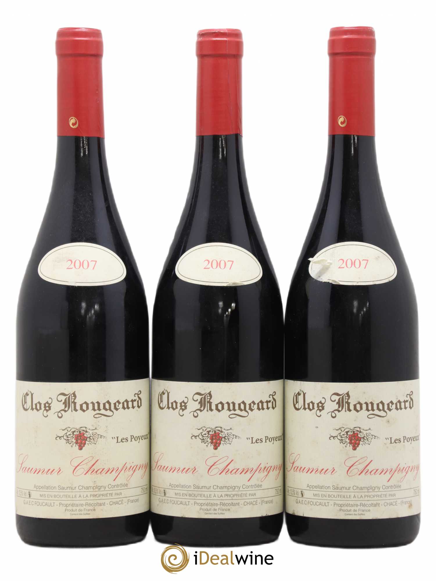 Saumur-Champigny Les Poyeux Clos Rougeard 2007 - Lot de 3 bouteilles - 0