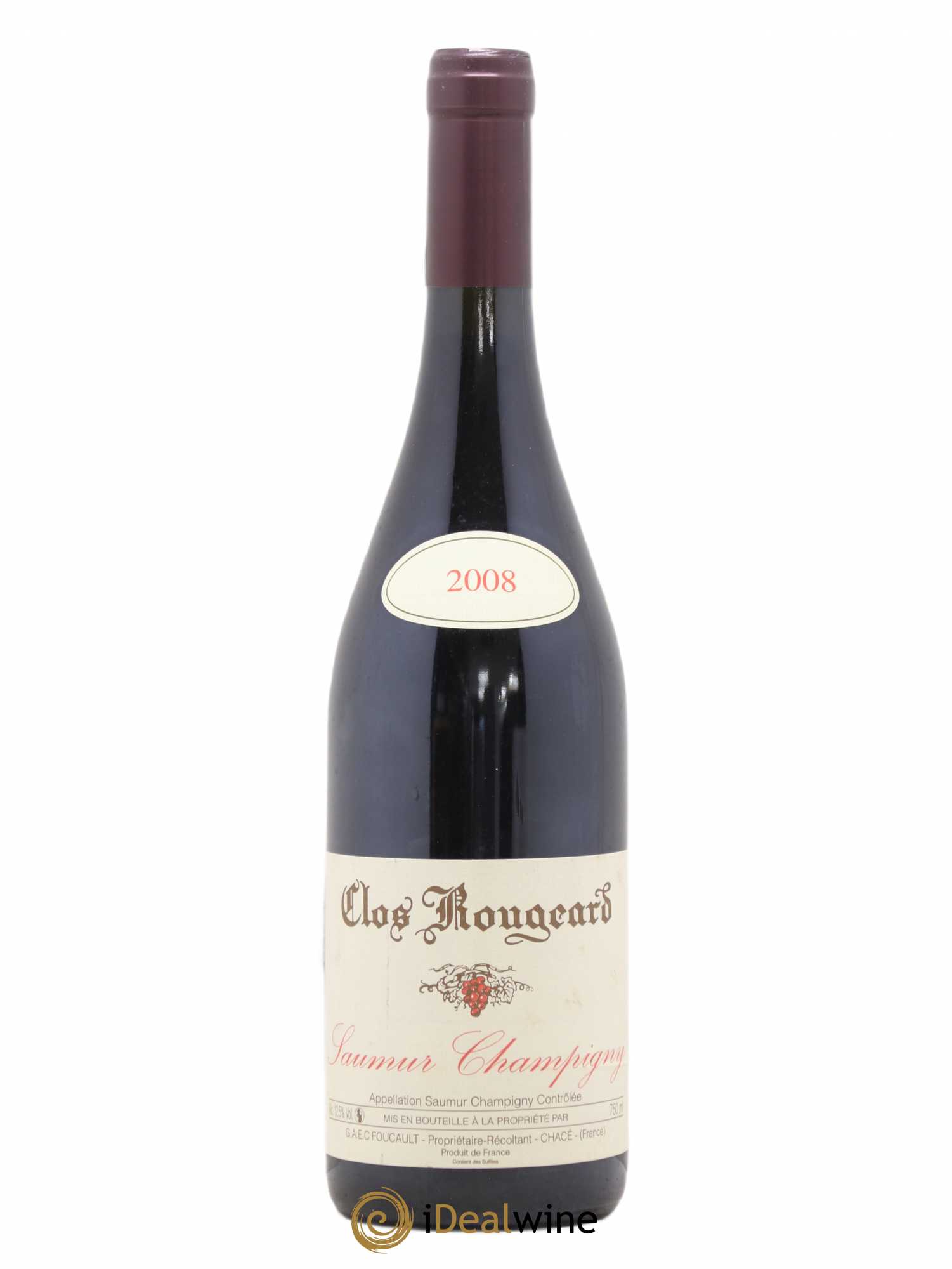 Saumur-Champigny Clos Rougeard 2008 - Lot de 1 bouteille - 0