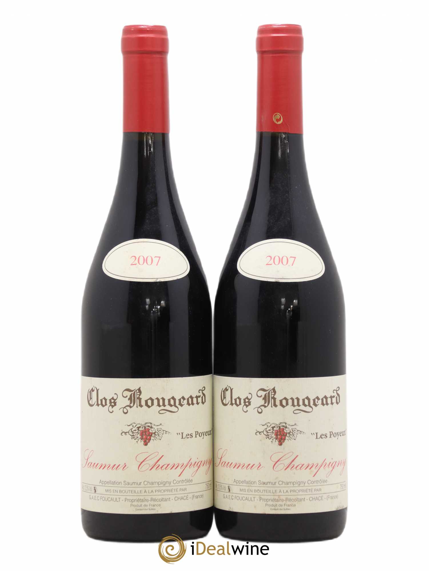 Saumur-Champigny Les Poyeux Clos Rougeard 2007 - Lot de 2 bouteilles - 0