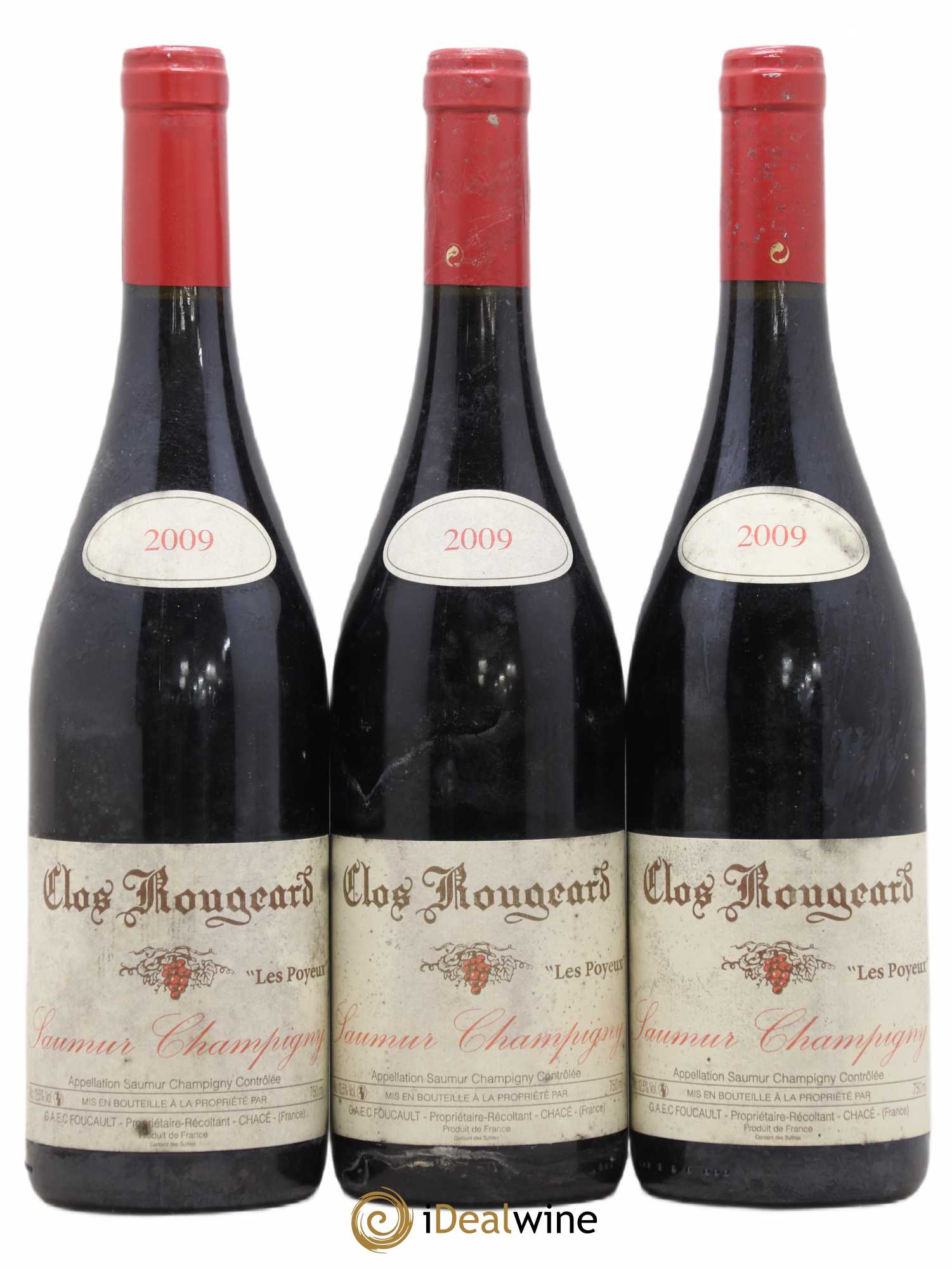 Saumur-Champigny Les Poyeux Clos Rougeard 2009 - Lot de 3 bouteilles - 0