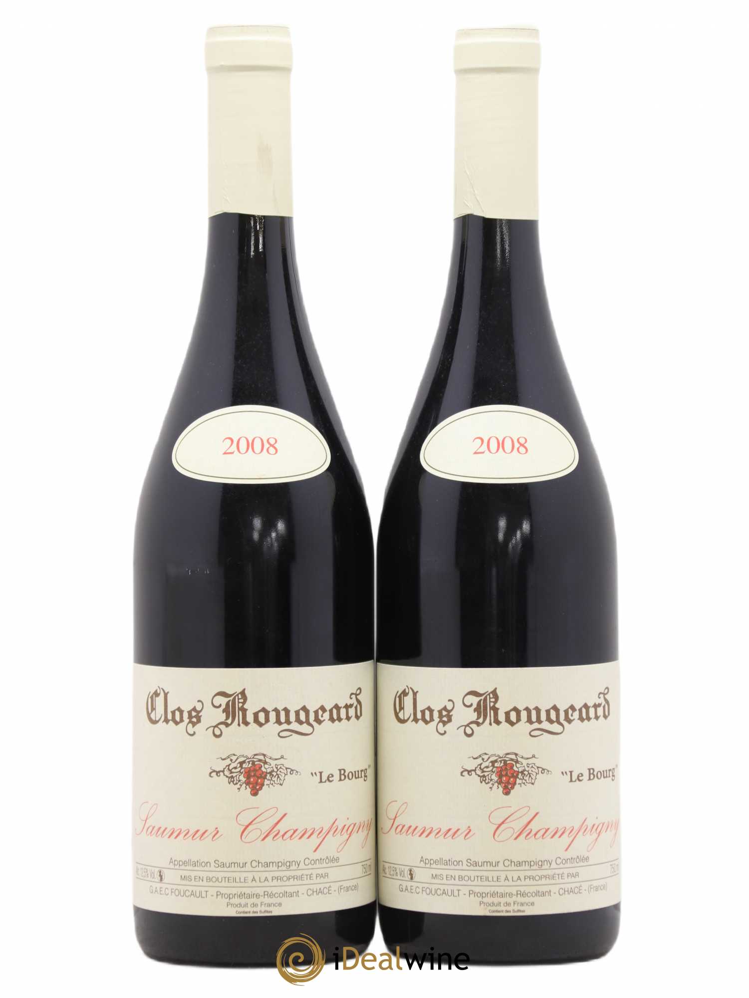 Saumur-Champigny Le Bourg Clos Rougeard 2008 - Lot de 2 bouteilles - 0