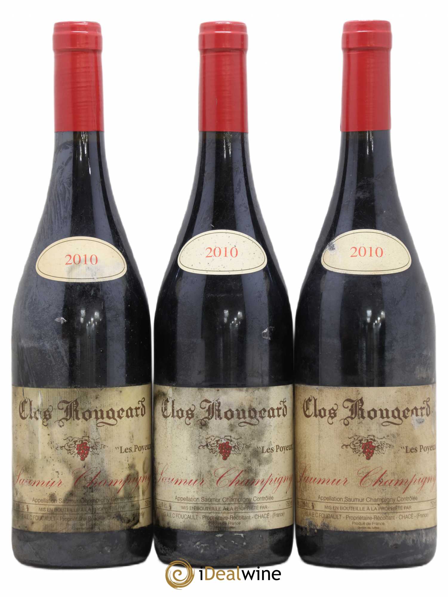 Saumur-Champigny Les Poyeux Clos Rougeard 2010 - Lot de 3 bouteilles - 0