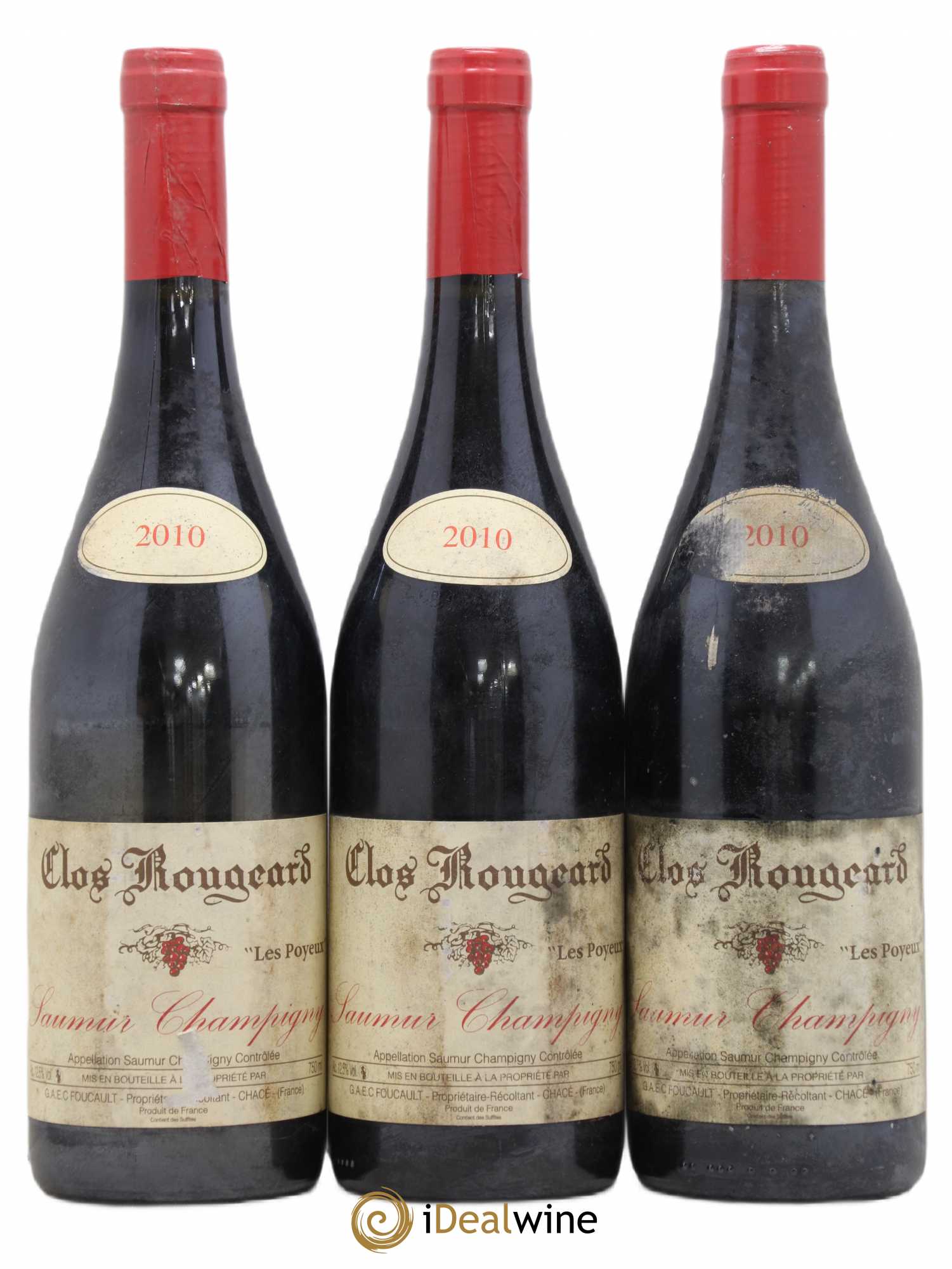 Saumur-Champigny Les Poyeux Clos Rougeard 2010 - Lot de 3 bouteilles - 0