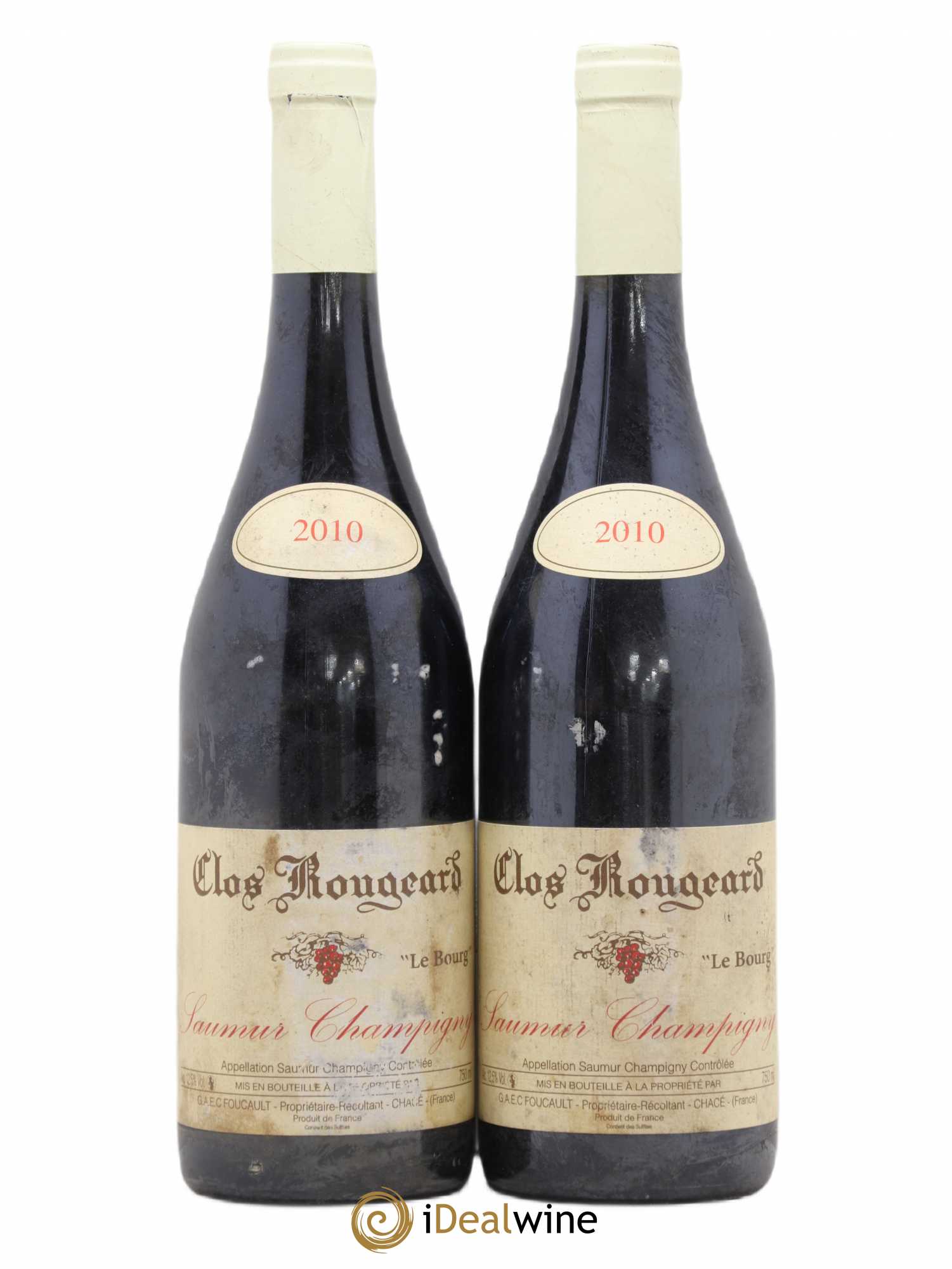 Saumur-Champigny Le Bourg Clos Rougeard 2010 - Lot de 2 bouteilles - 0