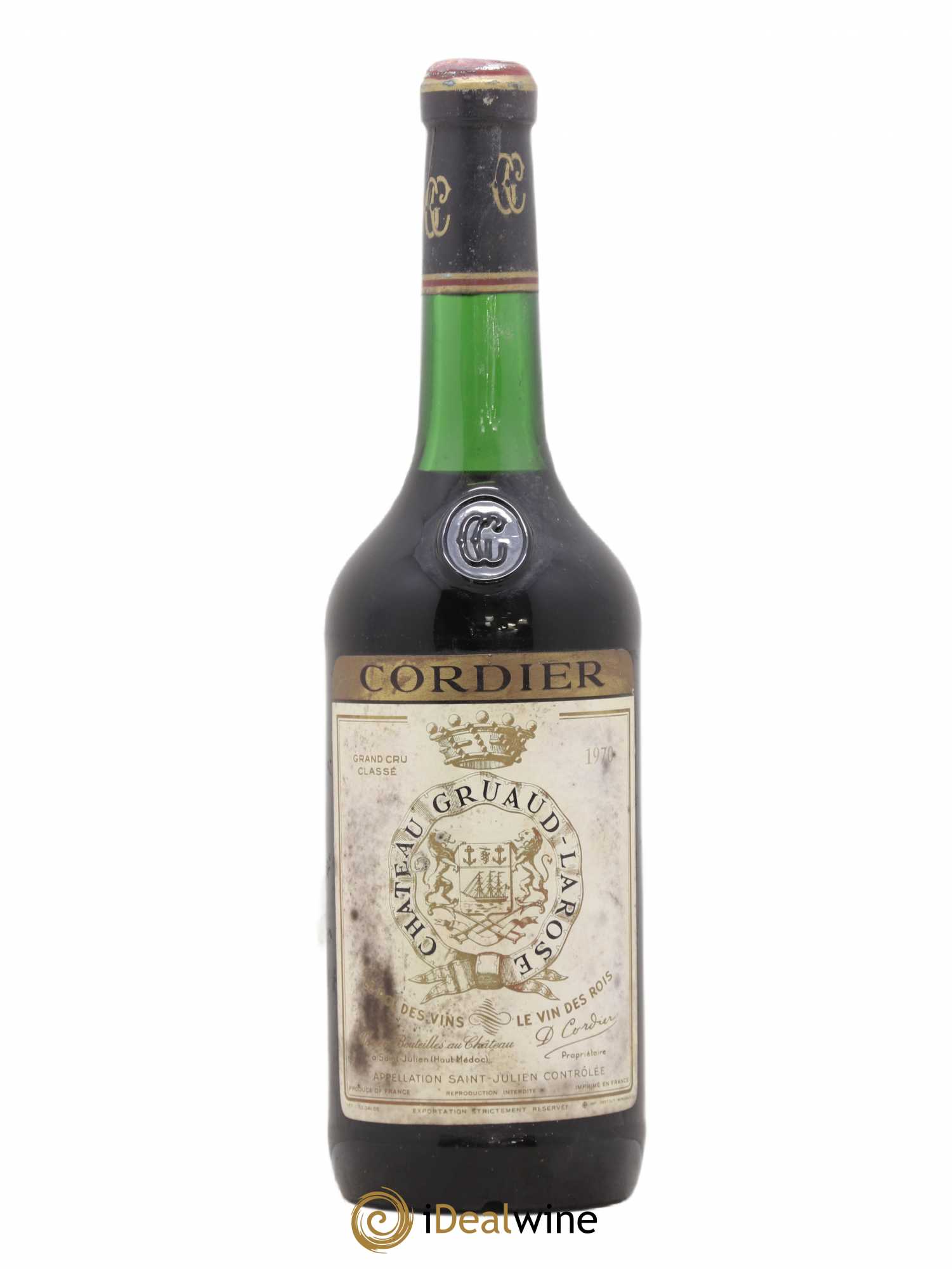 Château Gruaud Larose 2ème Grand Cru Classé 1970 - Lot de 1 bouteille - 0