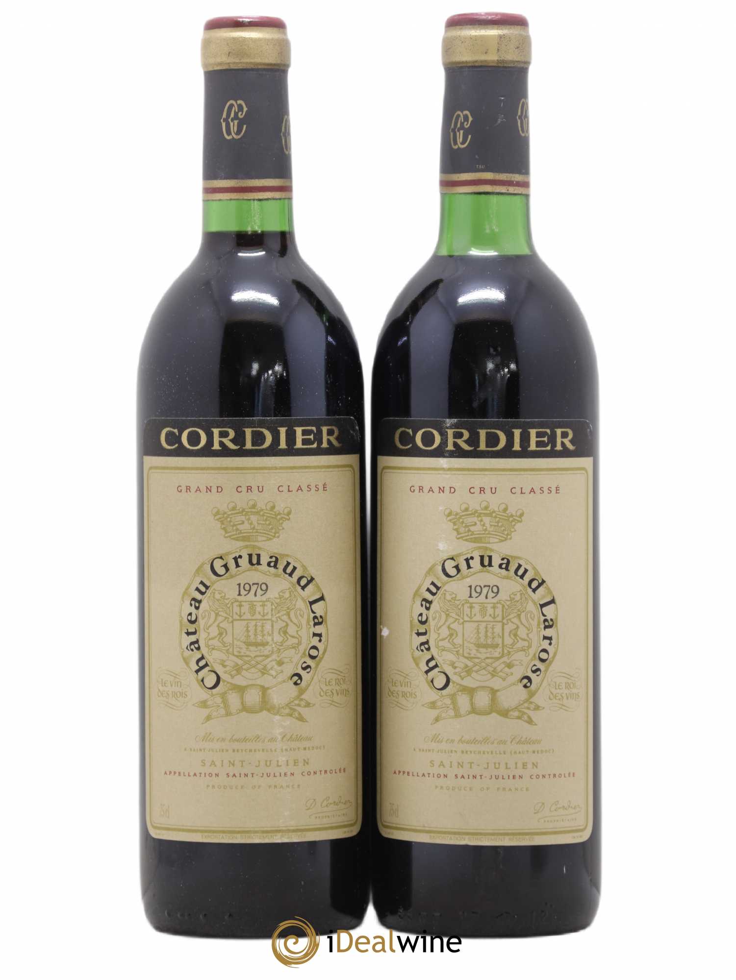 Château Gruaud Larose 2ème Grand Cru Classé 1979 - Lot de 2 bouteilles - 0