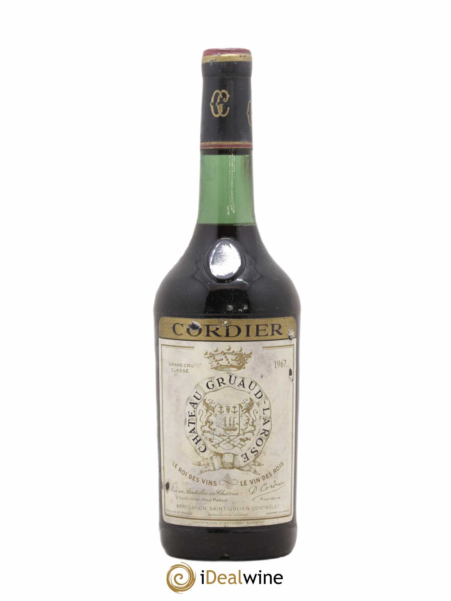 Château Gruaud Larose 2ème Grand Cru Classé 1967 - Lot de 1 bouteille - 0