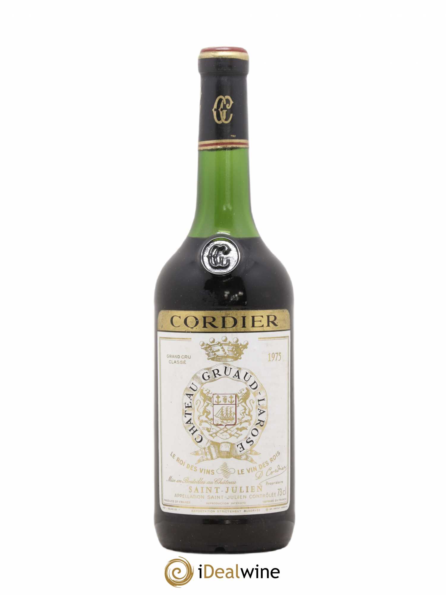 Château Gruaud Larose 2ème Grand Cru Classé 1975 - Lot de 1 bouteille - 0