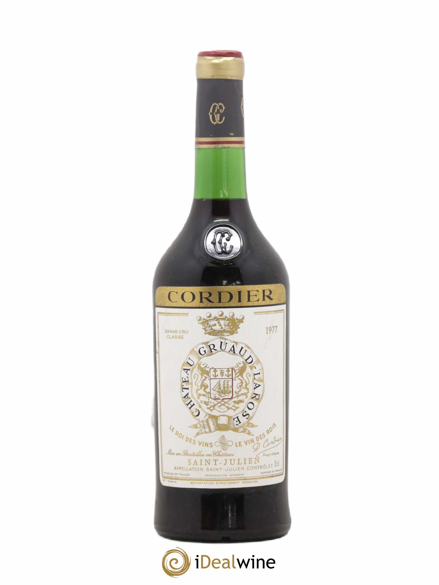 Château Gruaud Larose 2ème Grand Cru Classé 1977 - Lot de 1 bouteille - 0