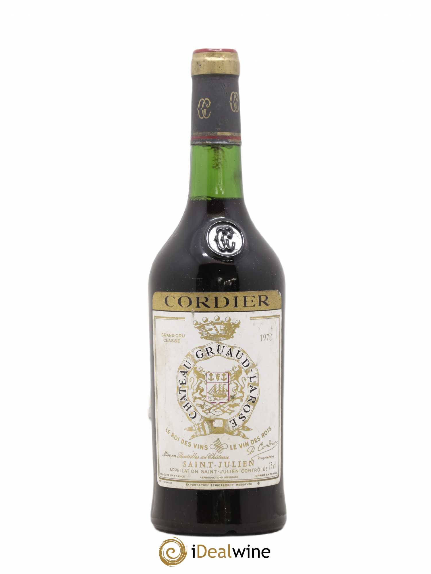 Château Gruaud Larose 2ème Grand Cru Classé 1978 - Lot de 1 bouteille - 0