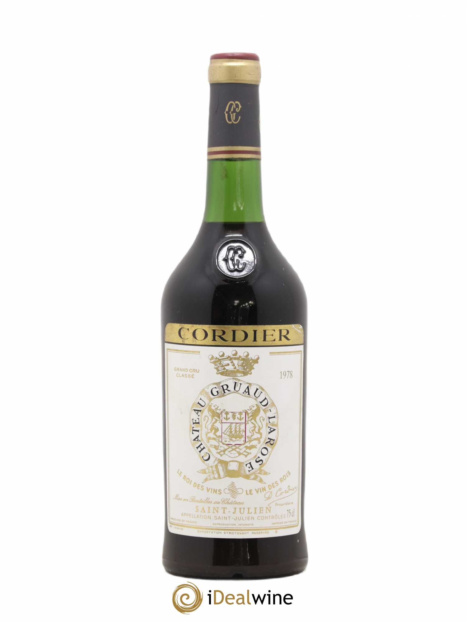 Château Gruaud Larose 2ème Grand Cru Classé 1978 - Lot de 1 bouteille - 0