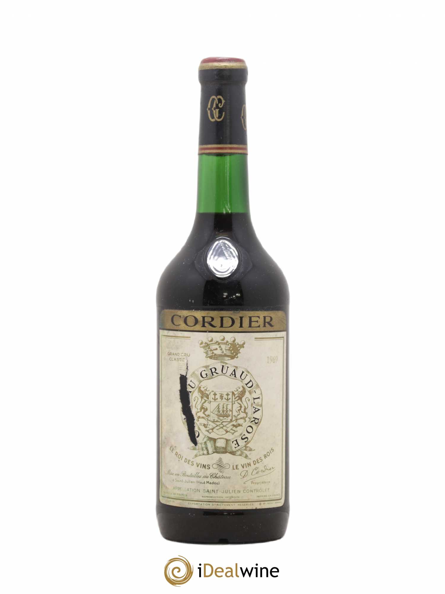 Château Gruaud Larose 2ème Grand Cru Classé 1969 - Lot de 1 bouteille - 0
