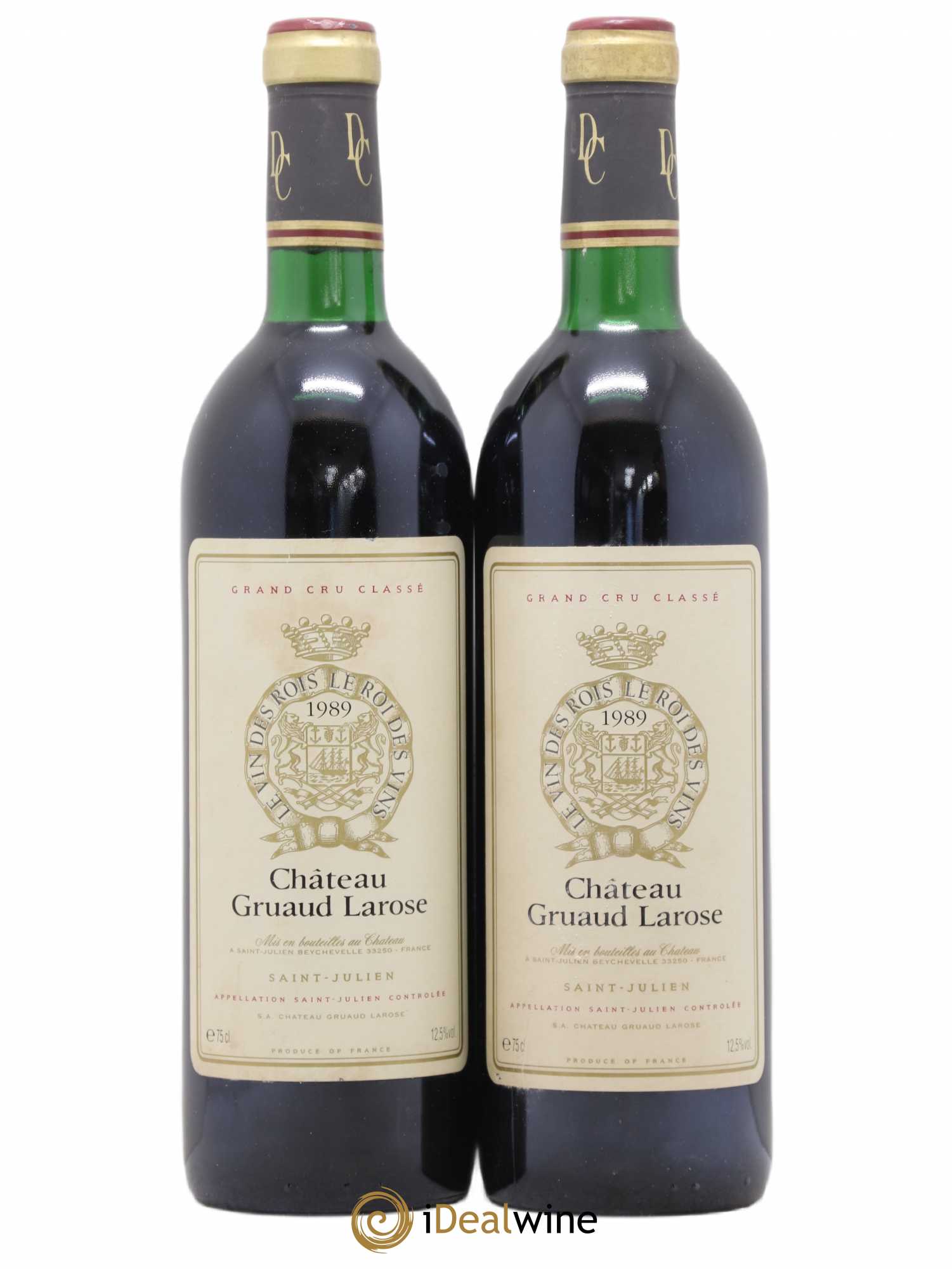 Château Gruaud Larose 2ème Grand Cru Classé 1989 - Lot de 2 bouteilles - 0