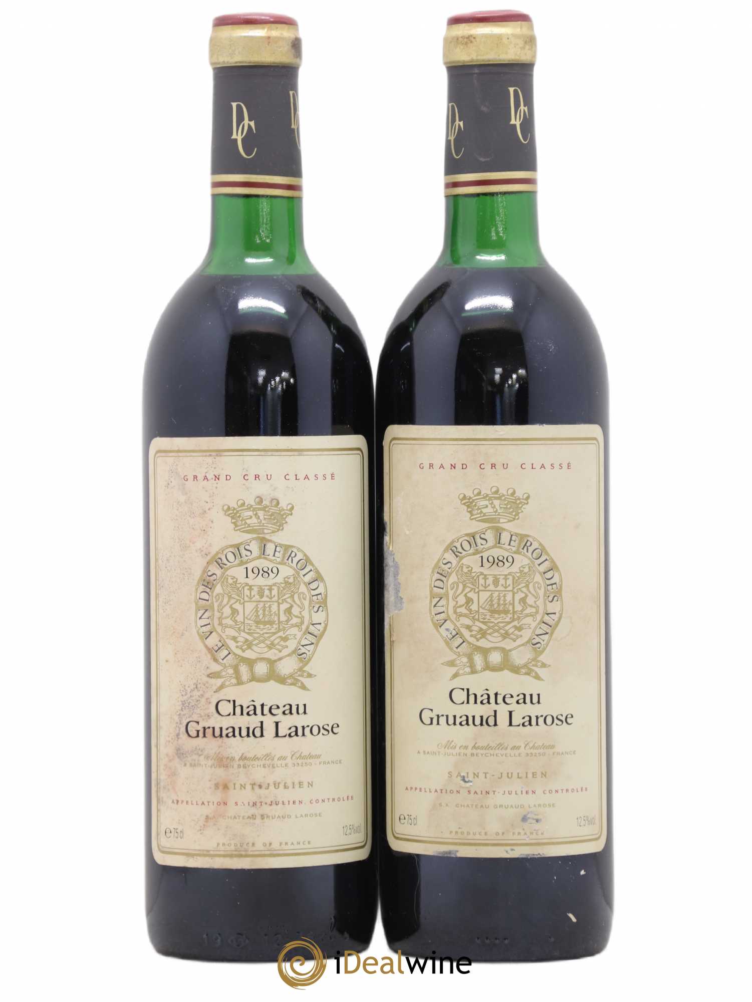 Château Gruaud Larose 2ème Grand Cru Classé 1989 - Lot de 2 bouteilles - 0