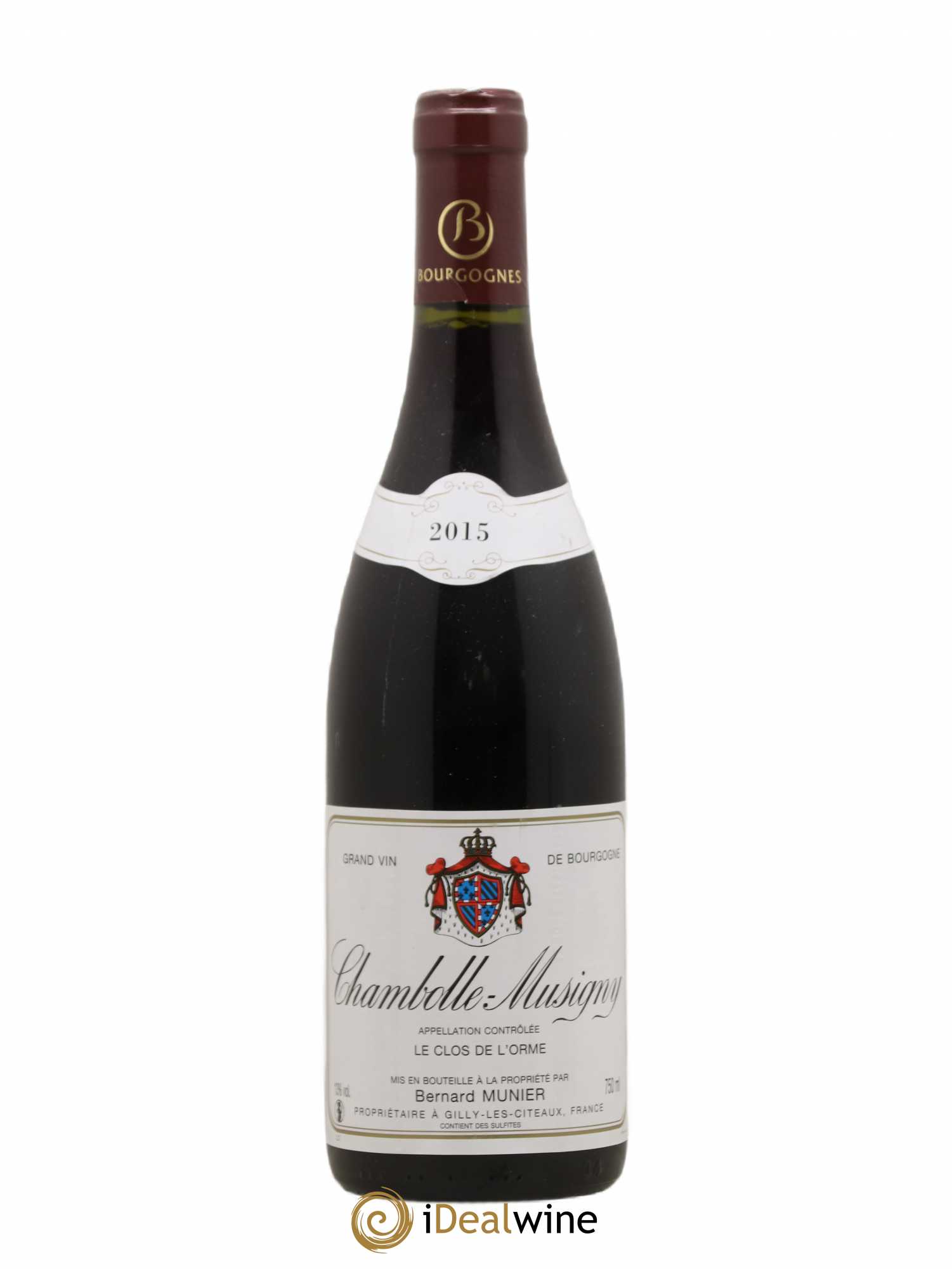 Chambolle-Musigny Clos de l'Orme Bernard Munier 2015 - Posten von 1 Flasche - 0