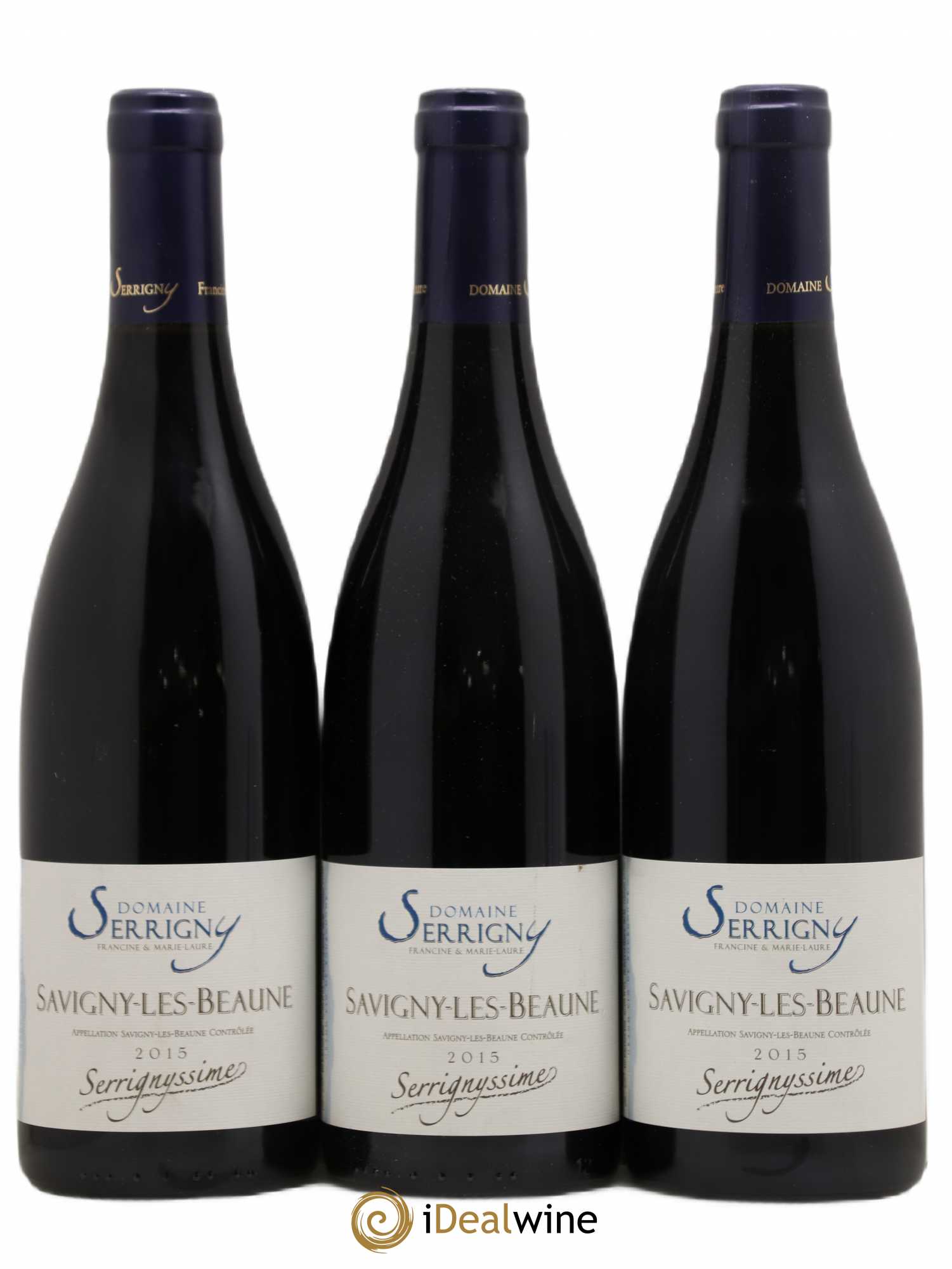 Savigny-lès-Beaune Serrignyssime Serrigny 2015 - Posten von 3 Flaschen - 0