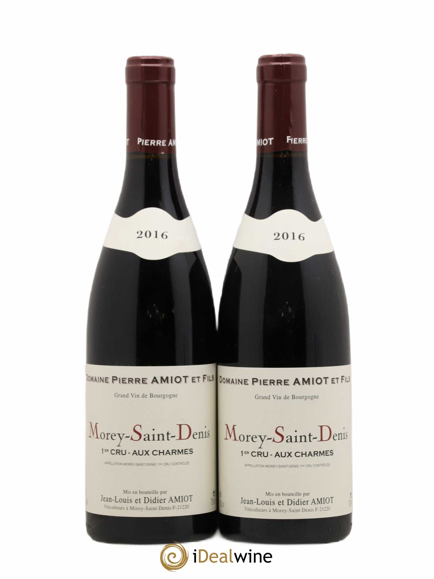 Morey-Saint-Denis 1er Cru Aux Charmes Pierre Amiot et Fils (Domaine) 2016 - Lot de 2 bouteilles - 0