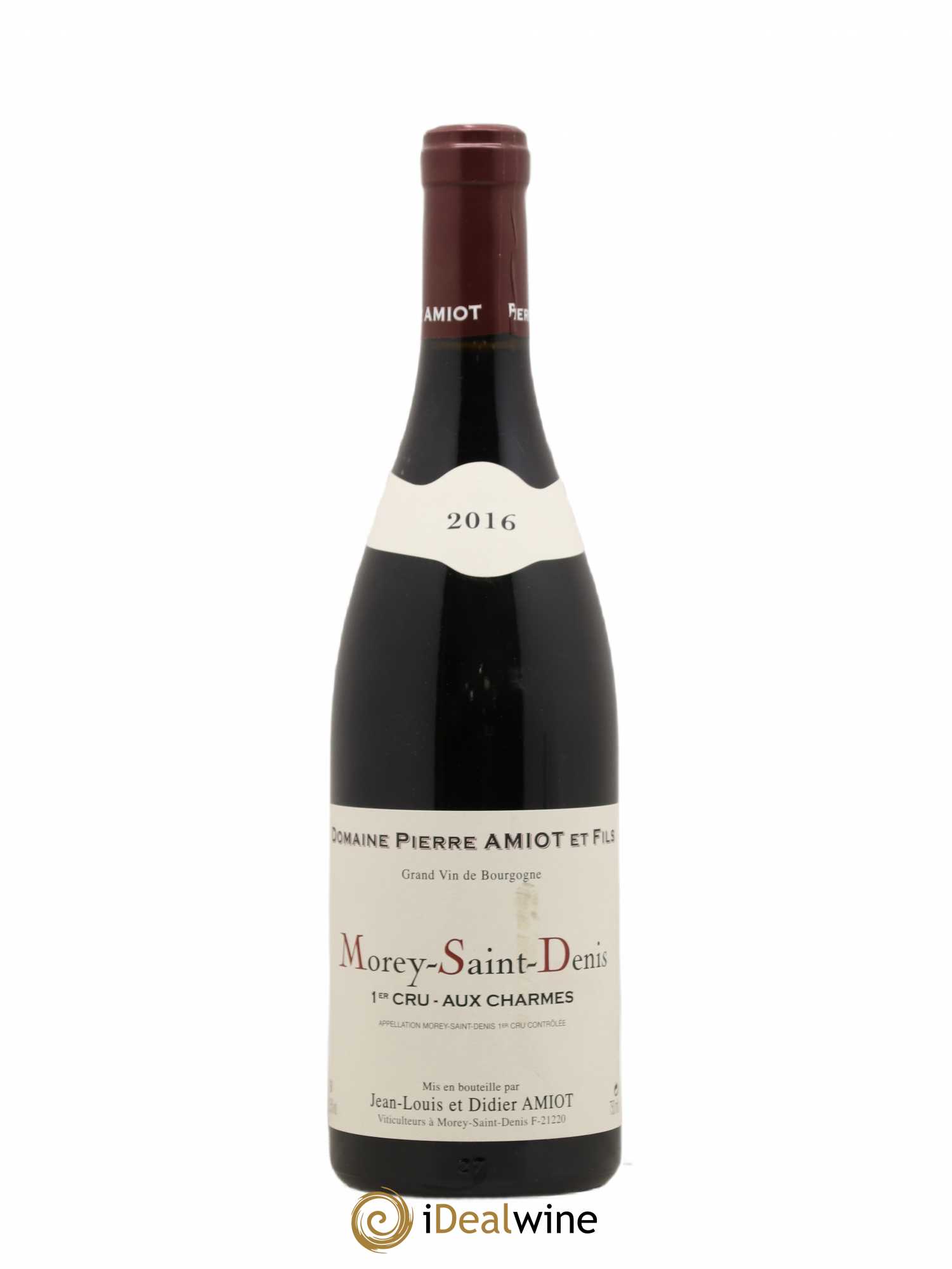 Morey-Saint-Denis 1er Cru Aux Charmes Pierre Amiot et Fils (Domaine) 2016 - Lot de 1 bouteille - 0