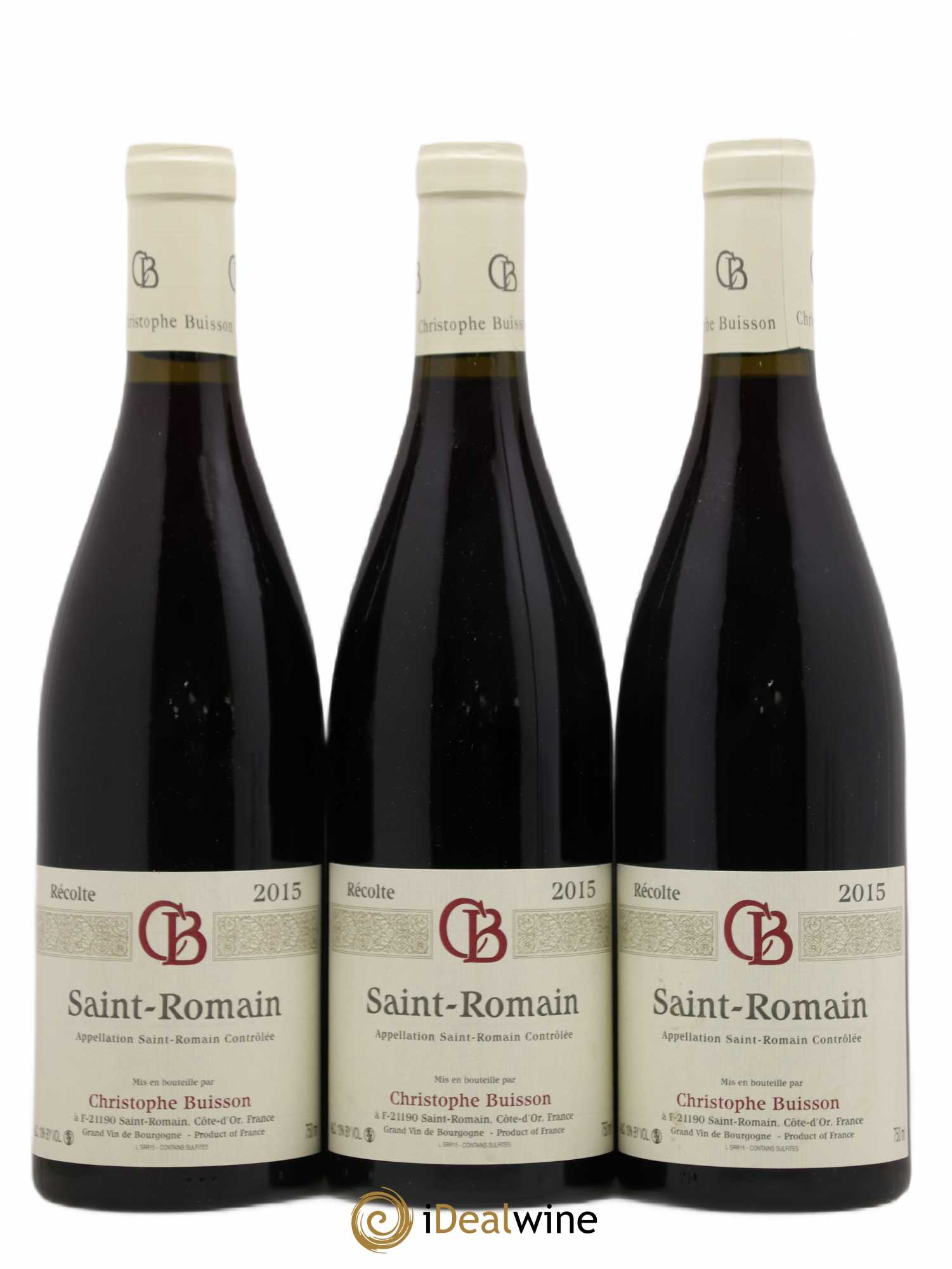 Saint-Romain Domaine Christophe Buisson 2015 - Lot de 3 bouteilles - 0