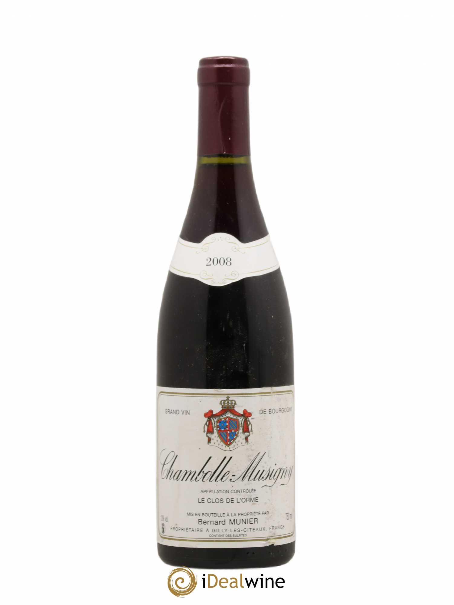 Chambolle-Musigny Clos de l'Orme Bernard Munier 2008 - Posten von 1 Flasche - 0
