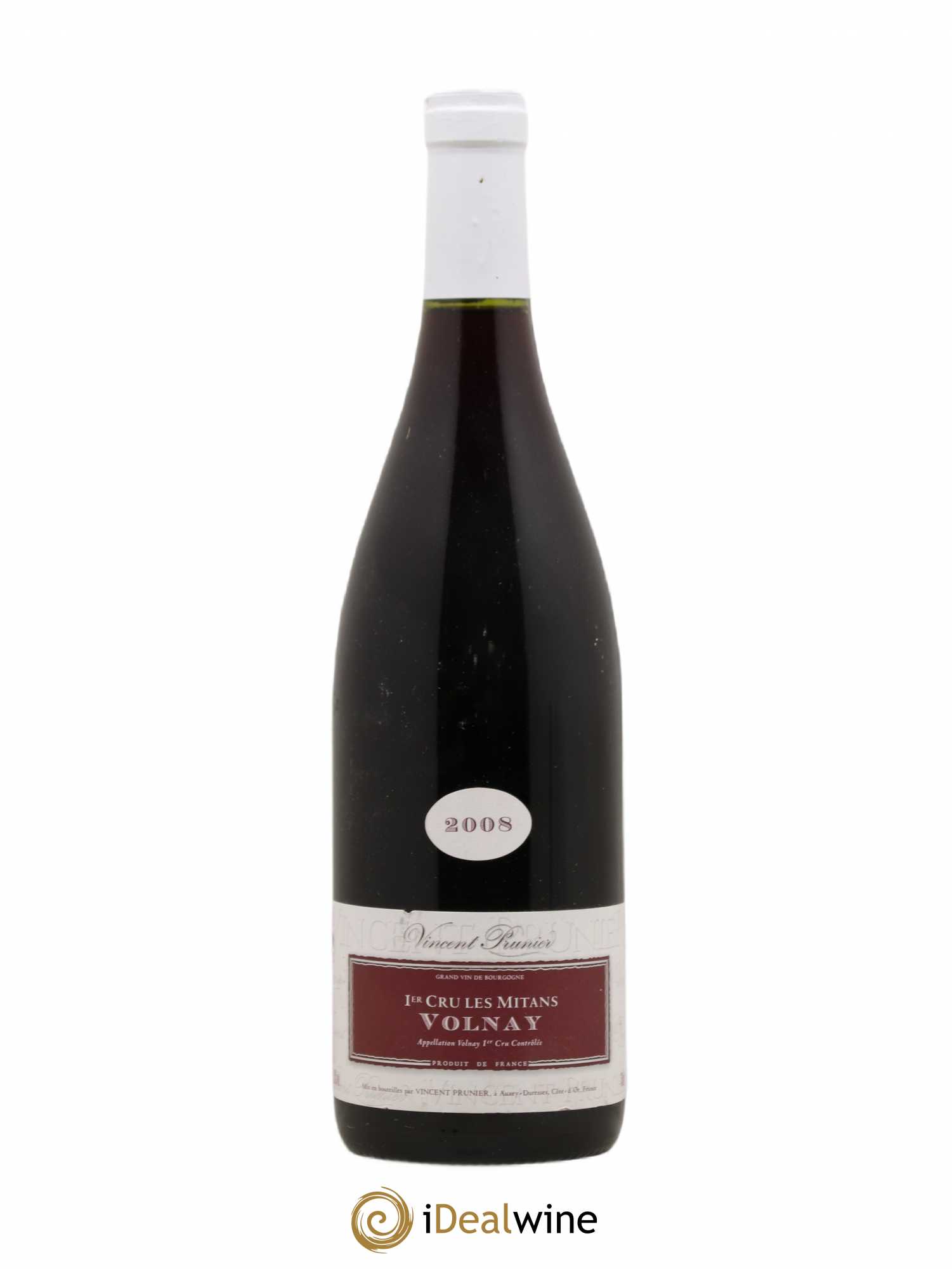 Volnay 1er Cru Les Mitans Vincent Prunier 2008 - Posten von 1 Flasche - 0