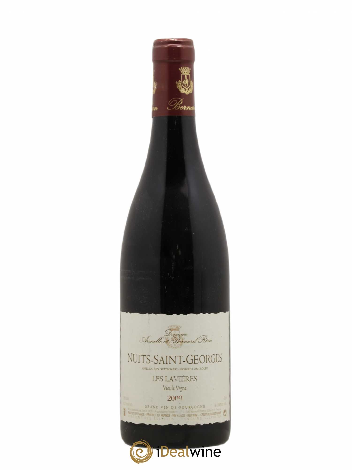 Nuits-Saint-Georges Les Lavieres Vieilles Vignes Armelle & Bernard Rion 2009 - Posten von 1 Flasche - 0