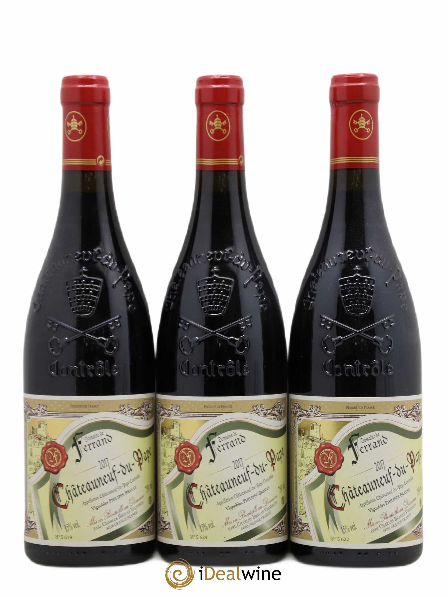 Châteauneuf-du-Pape Domaine de Ferrand 2017 - Lot de 6 bouteilles - 1