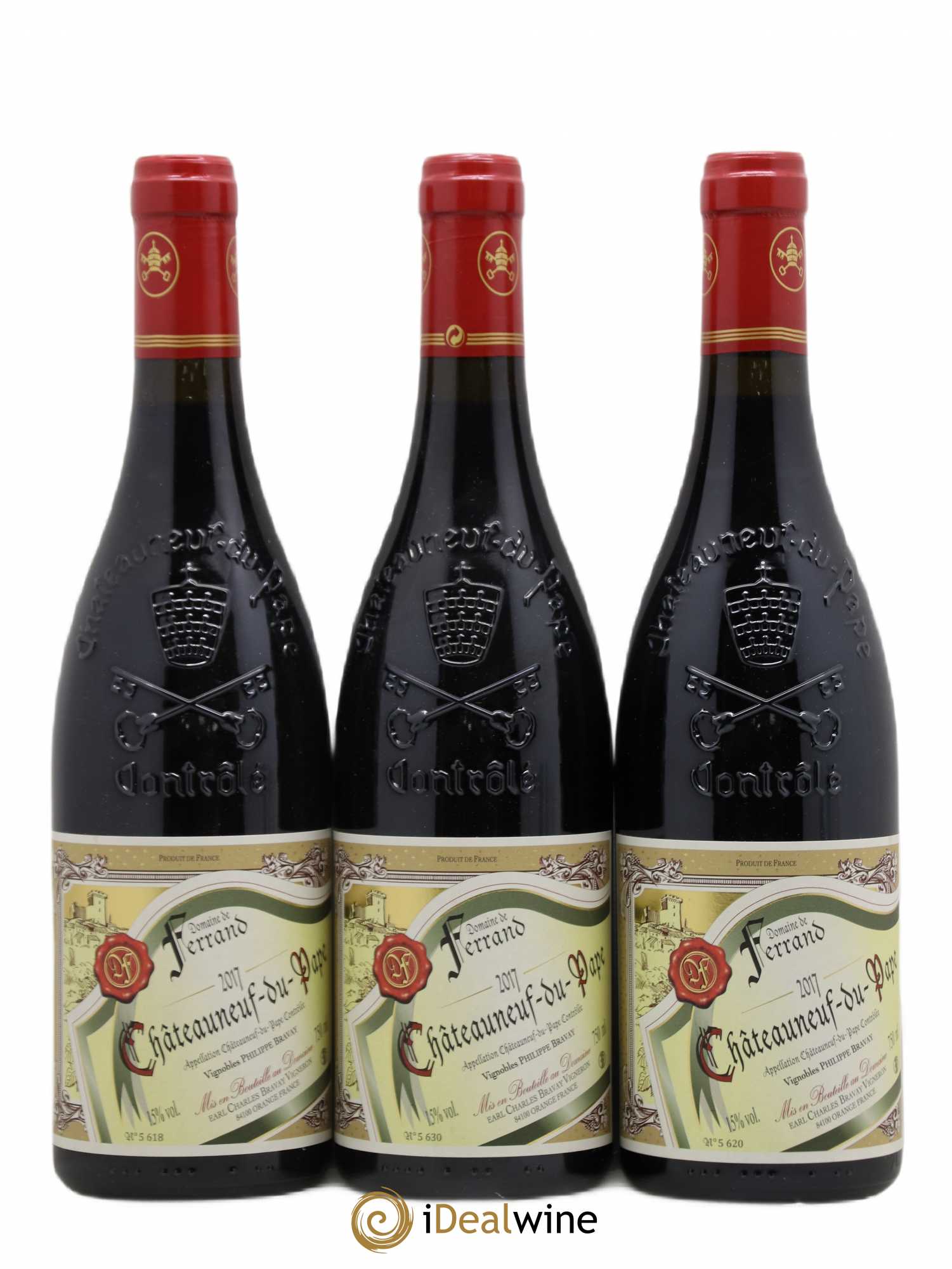 Châteauneuf-du-Pape Domaine de Ferrand 2017 - Lot de 6 bouteilles - 2