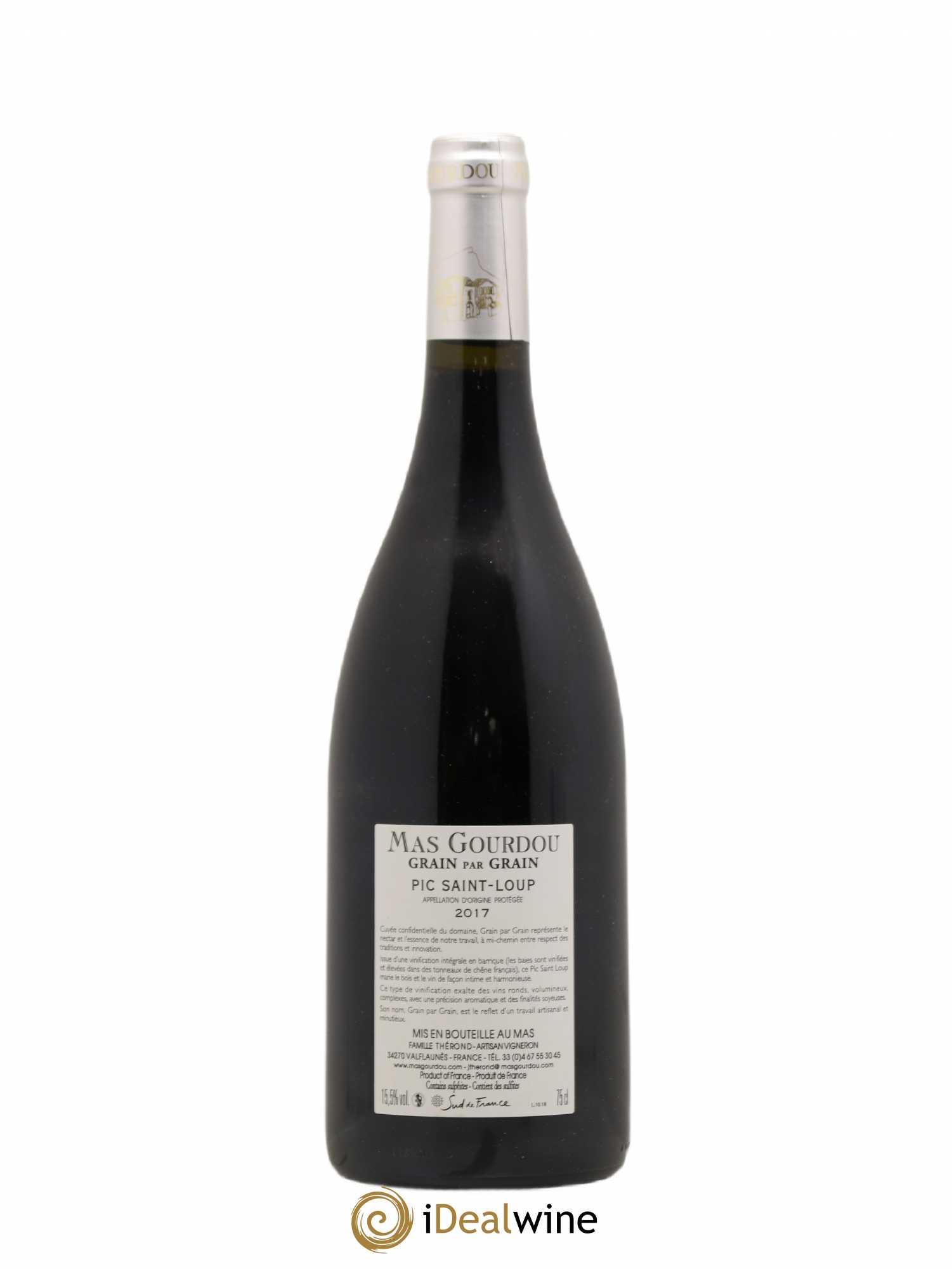 Pic Saint-Loup Grain par Grain Mas Gourdou 2017 - Posten von 1 Flasche - 1