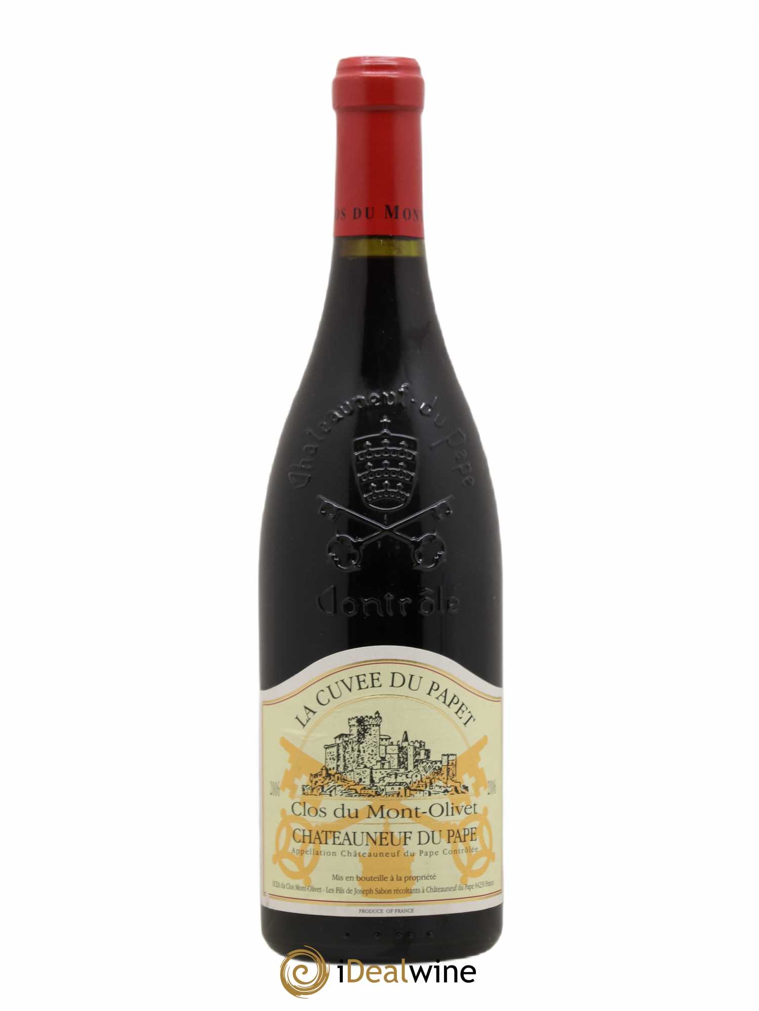 Châteauneuf-du-Pape Cuvée du Papet Clos du Mont-Olivet 2006 - Lot de 1 bouteille - 0